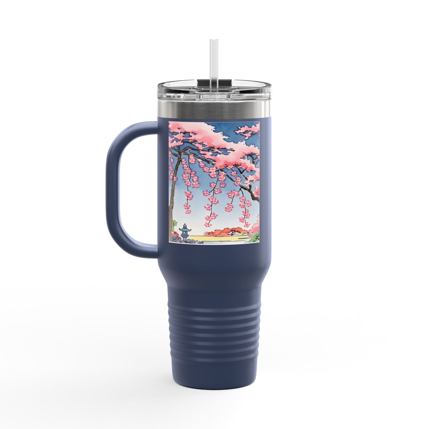 Cherry Blossom Insulated Travel Mug - 40oz Adventure Companion