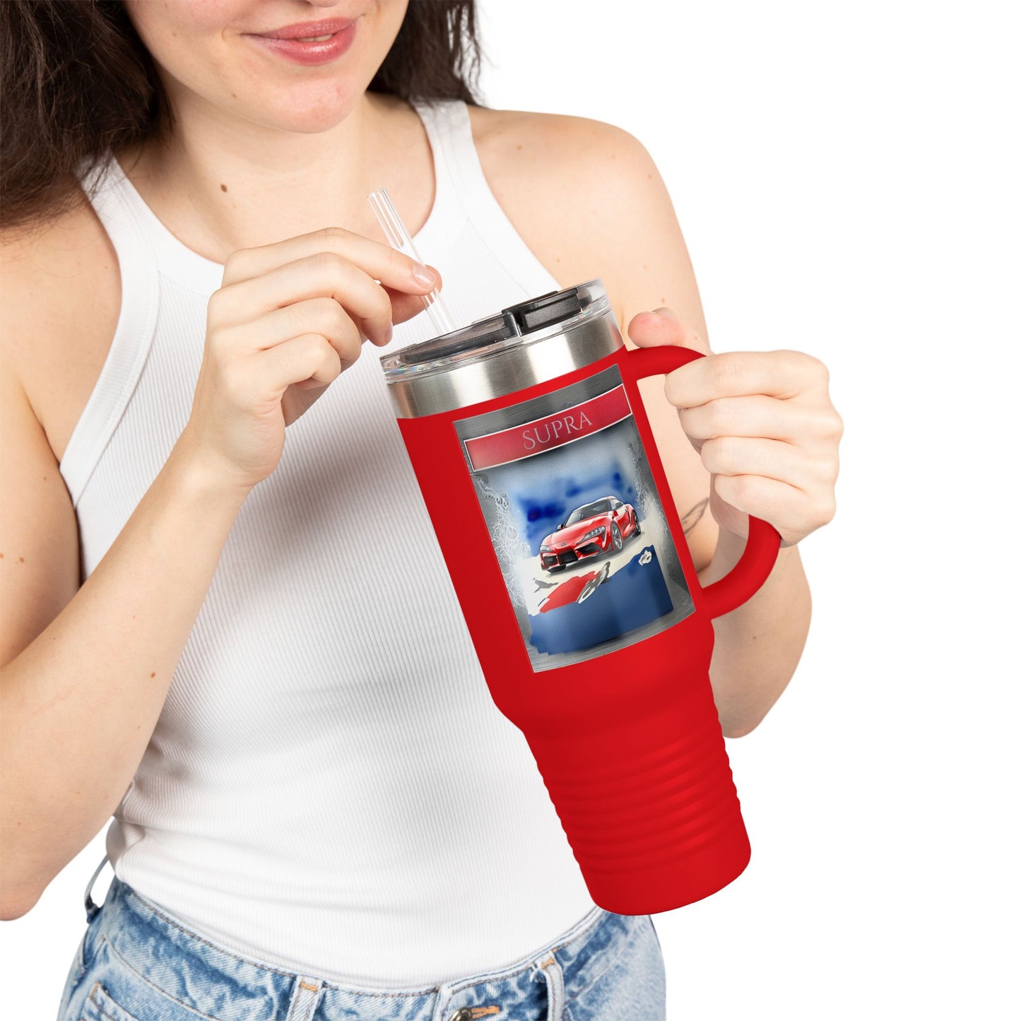 Car Insulated Travel Mug - 40oz - Perfect for Car Enthusiasts and Adventurers