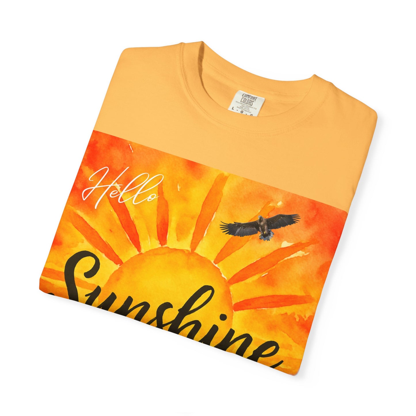 Hello Sunshine Unisex Garment-Dyed T-Shirt - Bright and Cheerful Summer Tee