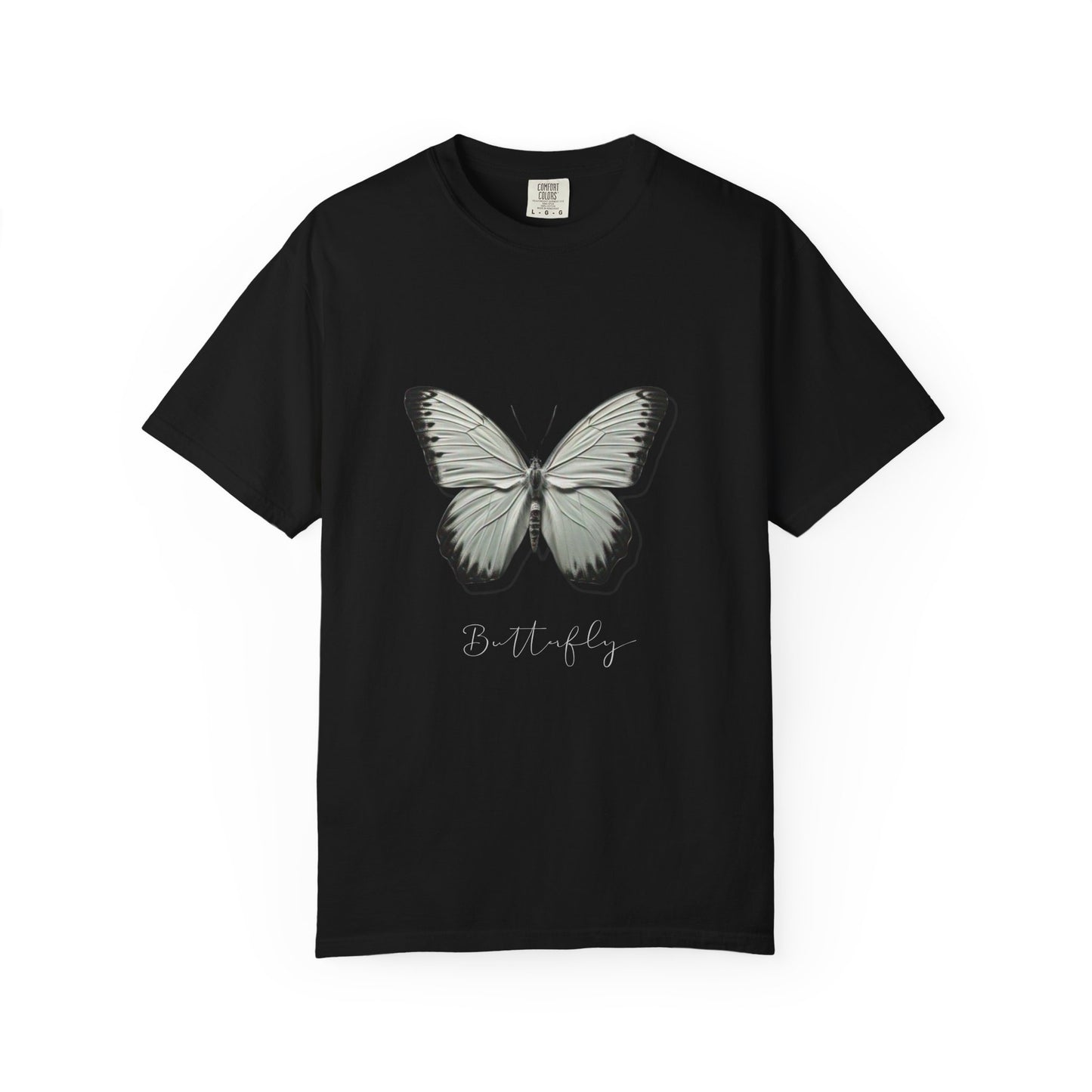 Butterfly Unisex Garment-Dyed T-Shirt – Nature-Inspired Casual Wear
