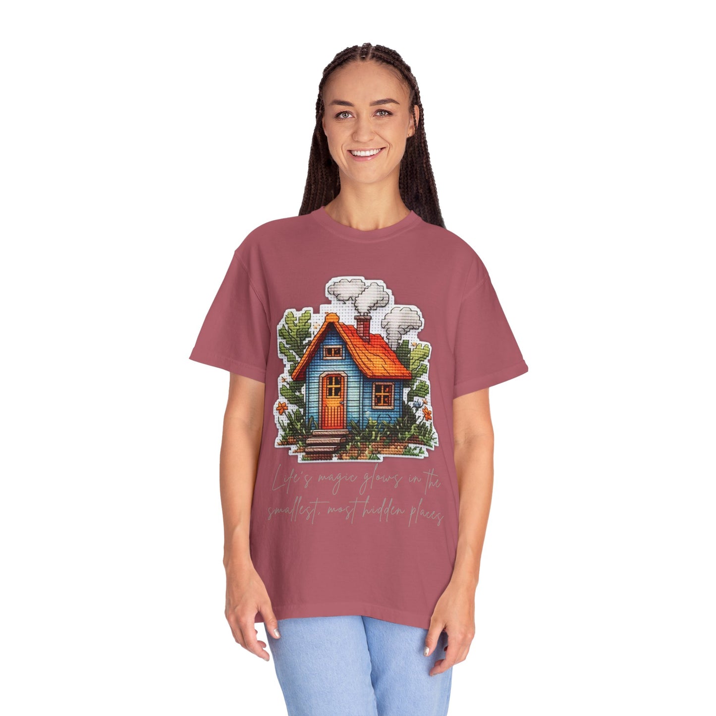 Magical Cottage T-Shirt - Garment-Dyed Unisex Tee