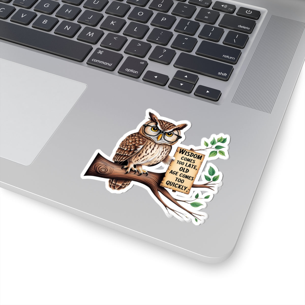 Wise Owl Kiss-Cut Stickers - Perfect for Gifts & Decor