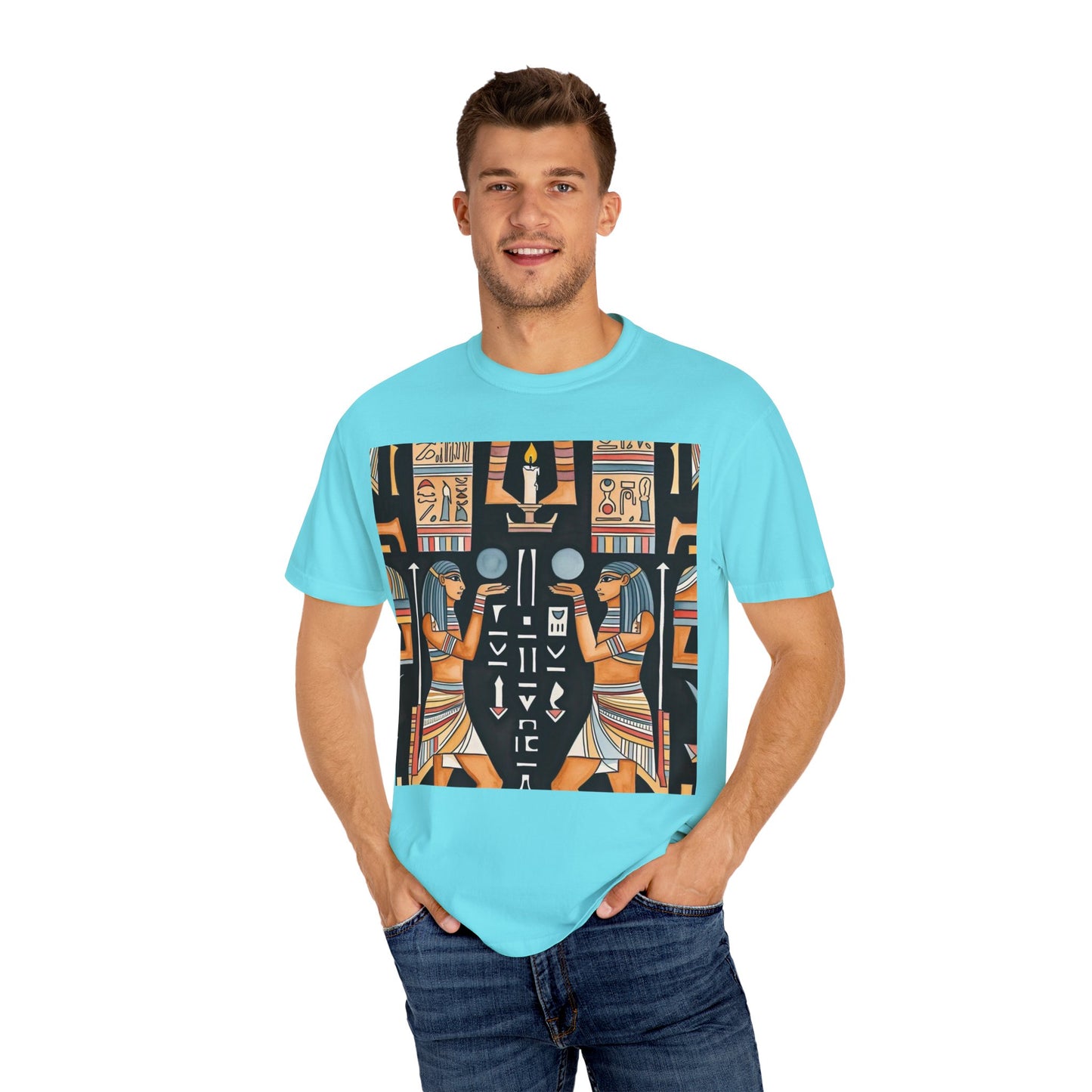 Unisex Egyptian Art T-Shirt | Unique Graphic Tee for History Lovers