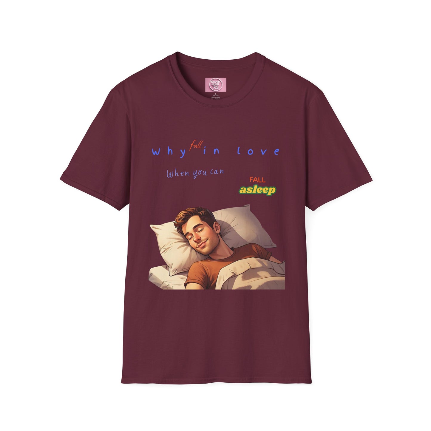Fall Asleep Softstyle T-Shirt | Cozy Sleep Vibes | Perfect Gift for Sleep Lovers