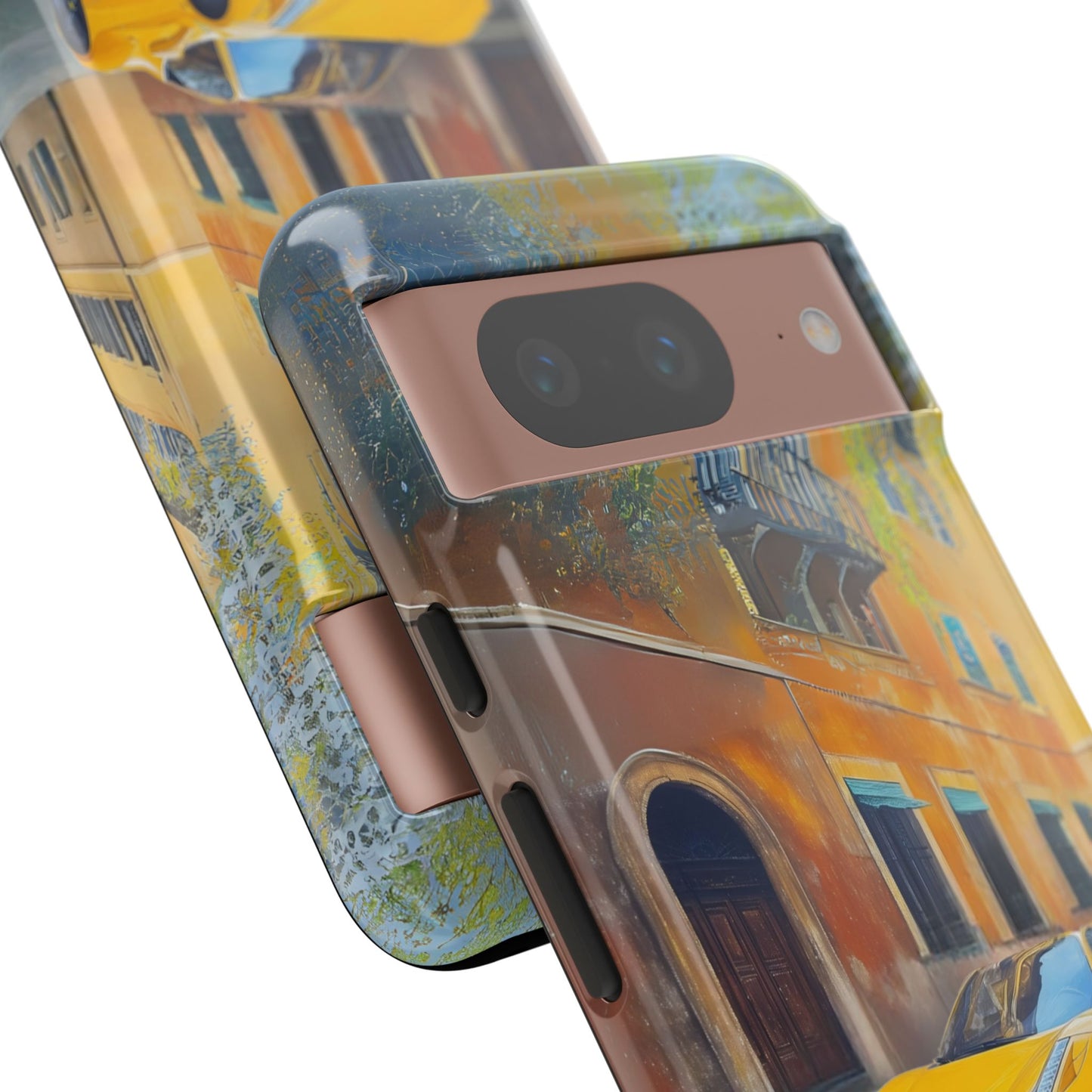 Ferrari Yellow Tough Phone Case - Stylish and Durable