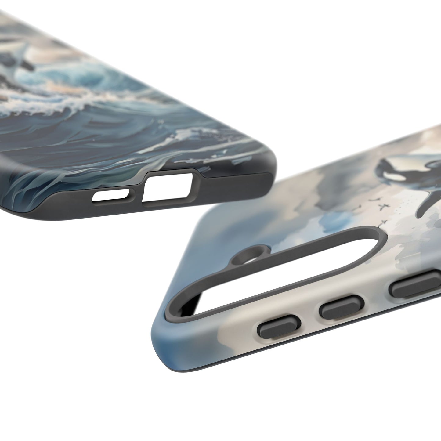 Whale Splash Phone Case - Tough & Stylish Ocean Design
