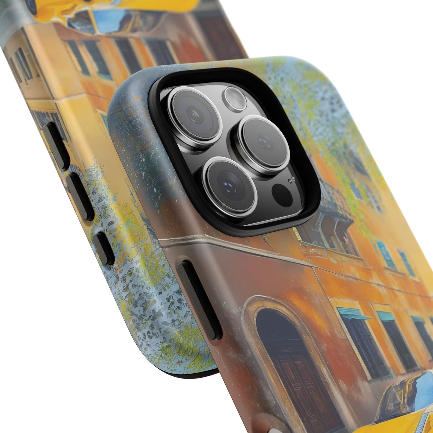 Ferrari Yellow Tough Phone Case - Stylish and Durable