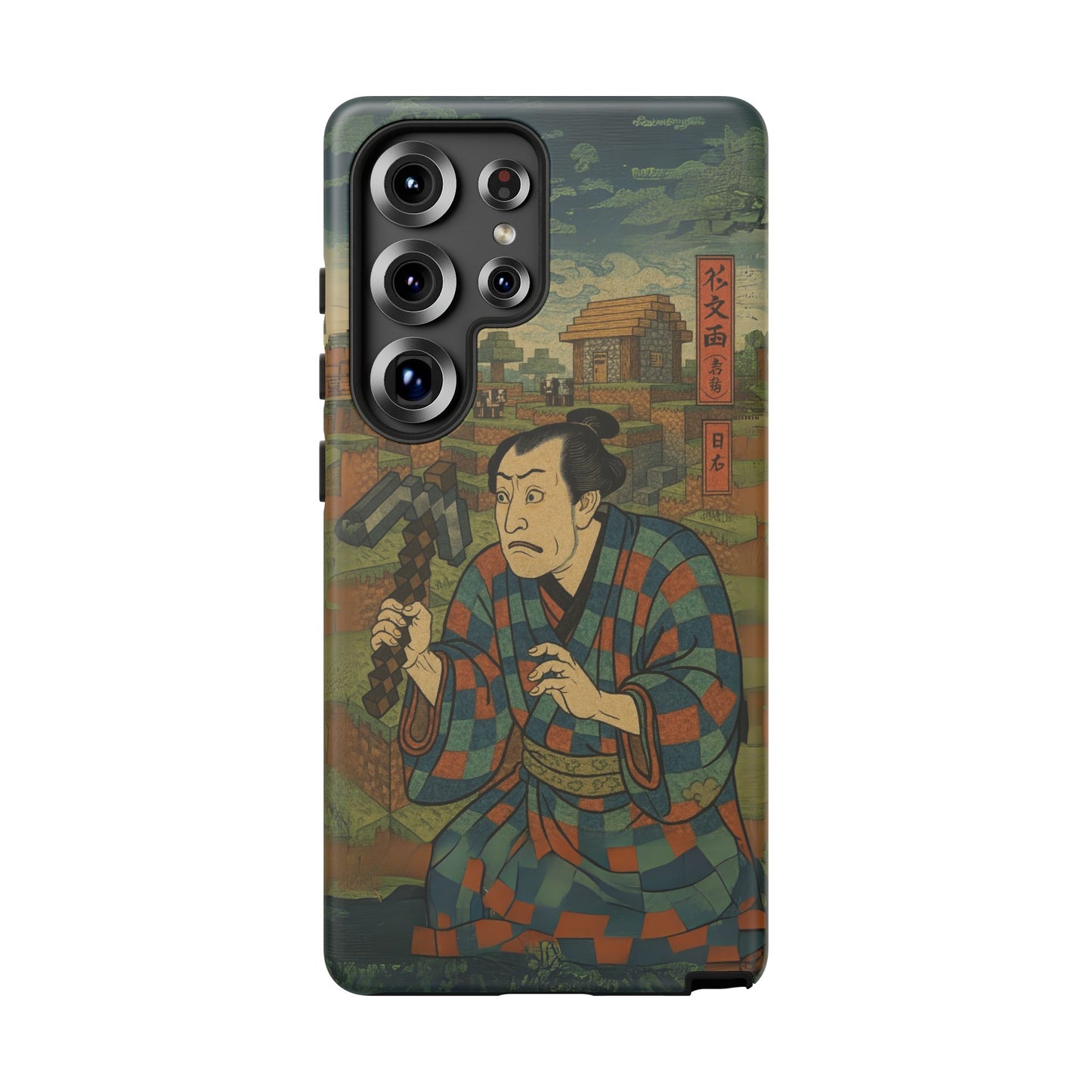 Tough Cases - Japanese Art Phone Case with Warrior Design