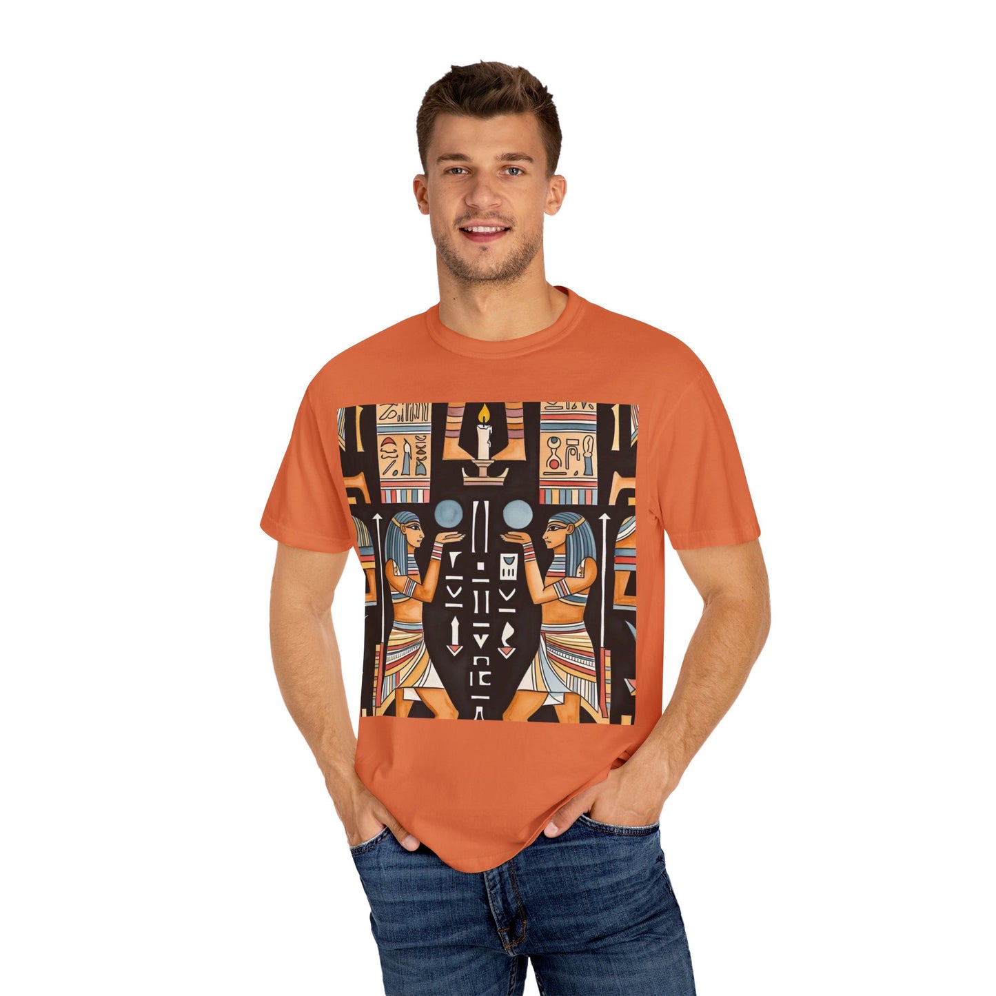 Unisex Egyptian Art T-Shirt | Unique Graphic Tee for History Lovers