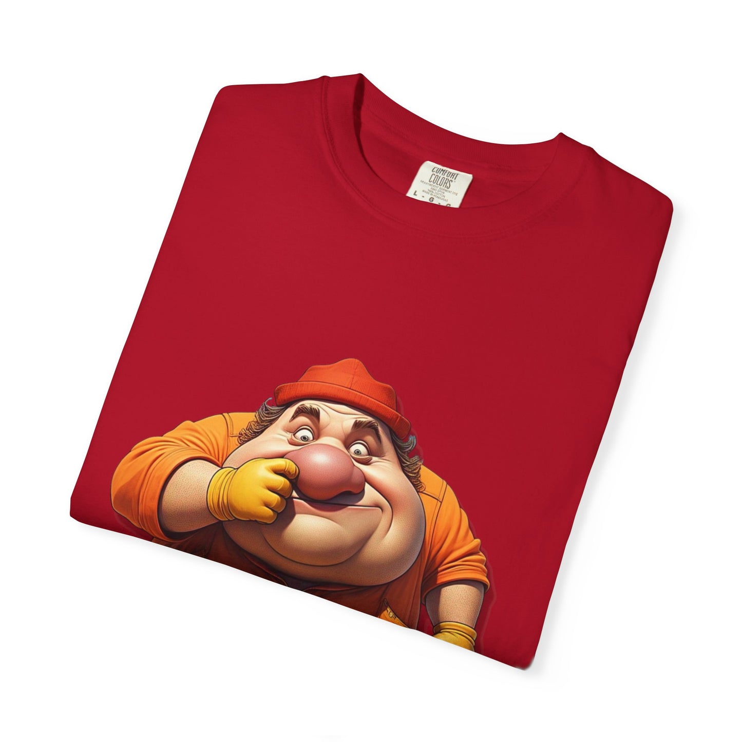 Fun Cartoon Character Unisex Garment-Dyed T-Shirt