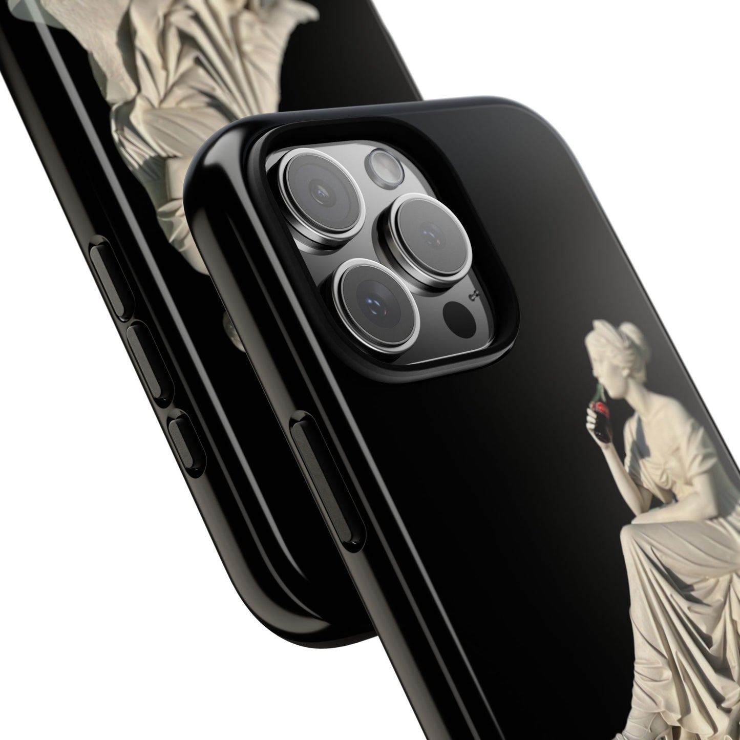 Elegant Phone Case - Stylish Tough Case with Sculpture Design