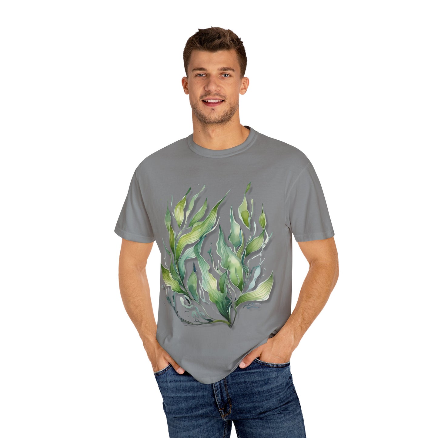 Eco-Friendly Seaweed Design T-Shirt for Nature Lovers