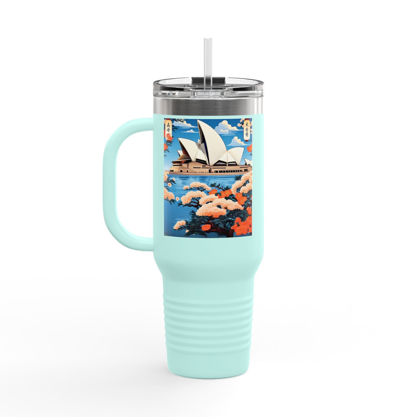Stylish 40oz Insulated Travel Mug – Perfect for Adventure Seekers & Coffee Lovers!