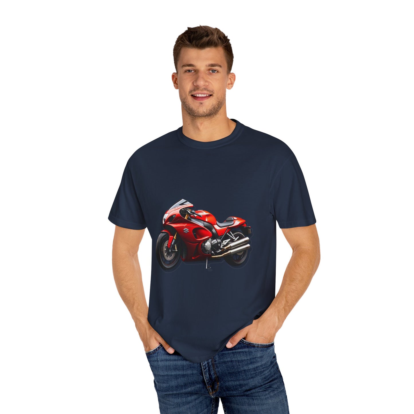 Biker Graphic Unisex T-Shirt - Vintage Motorcycle Design
