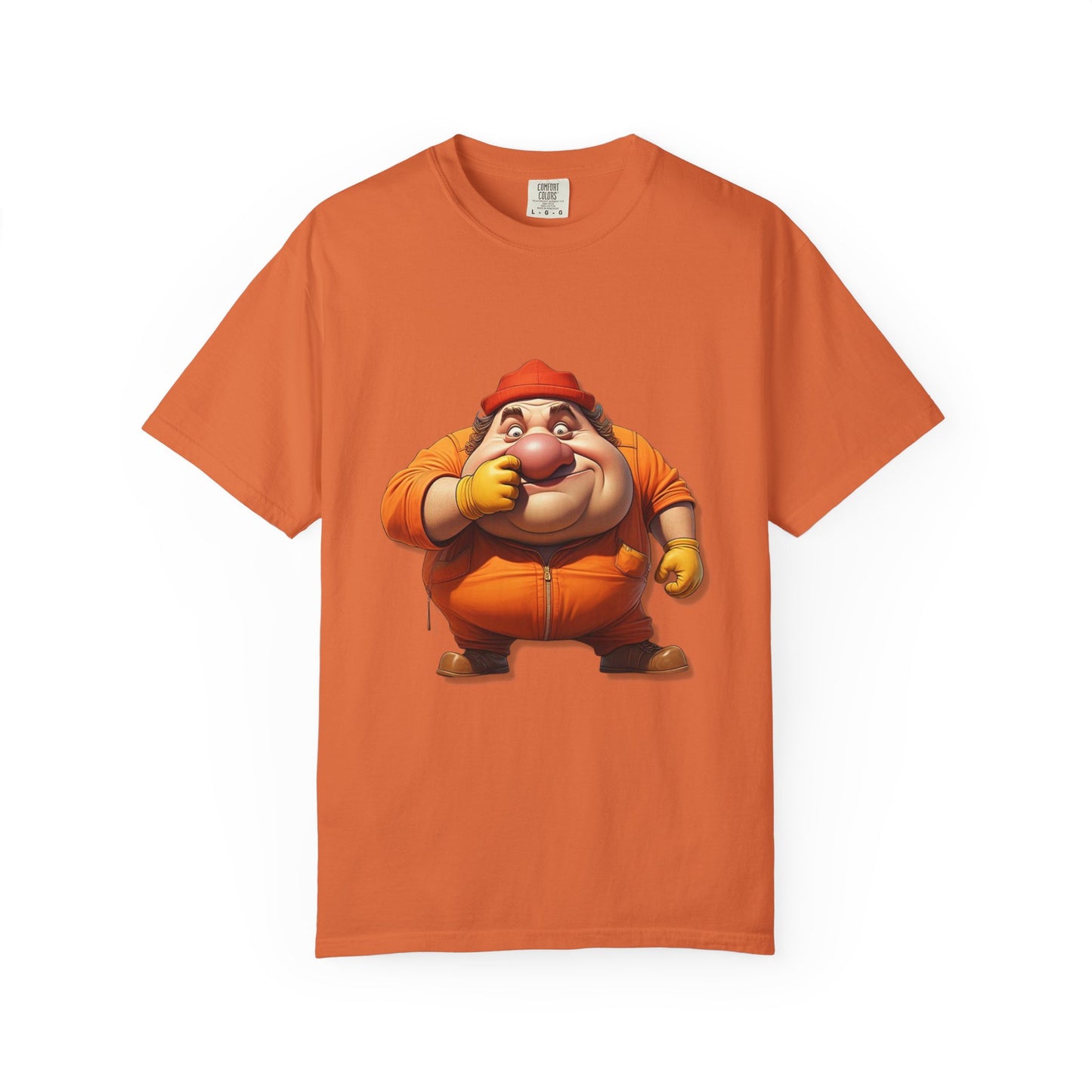 Fun Cartoon Character Unisex Garment-Dyed T-Shirt