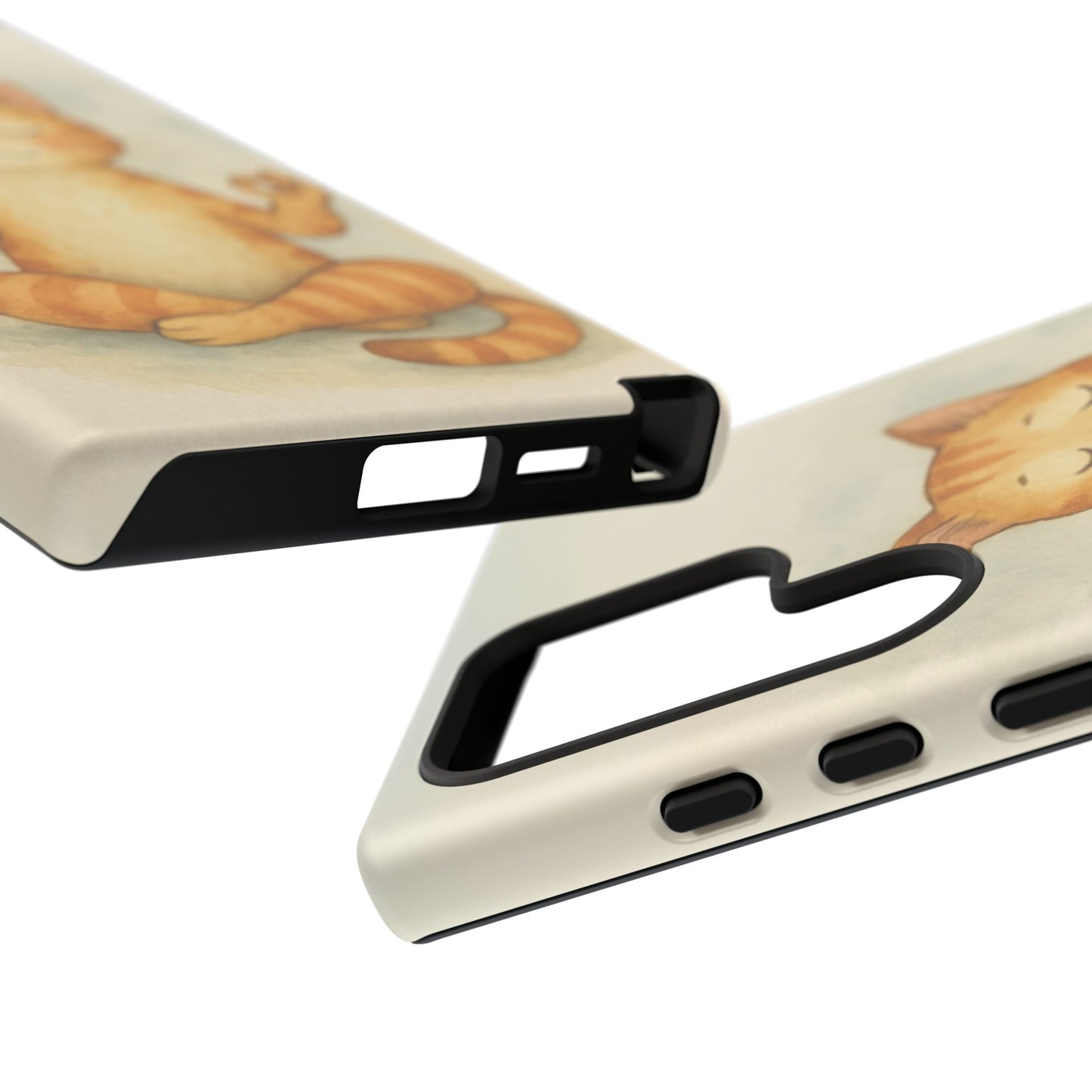 Zen Cat Phone Case - Tough & Stylish - Perfect for Cat Lovers
