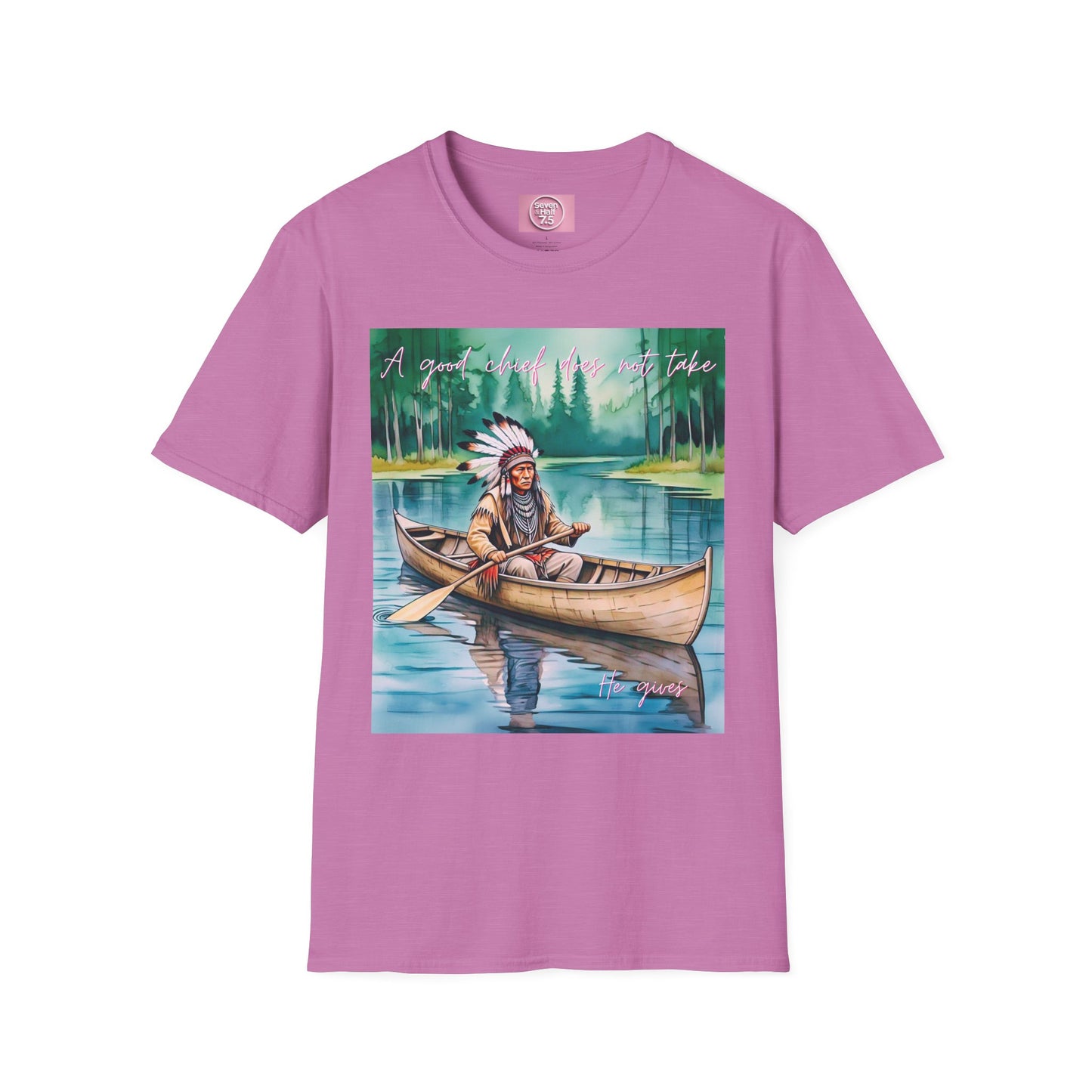 Adventure-Inspired Unisex Softstyle T-Shirt - Canoe Design