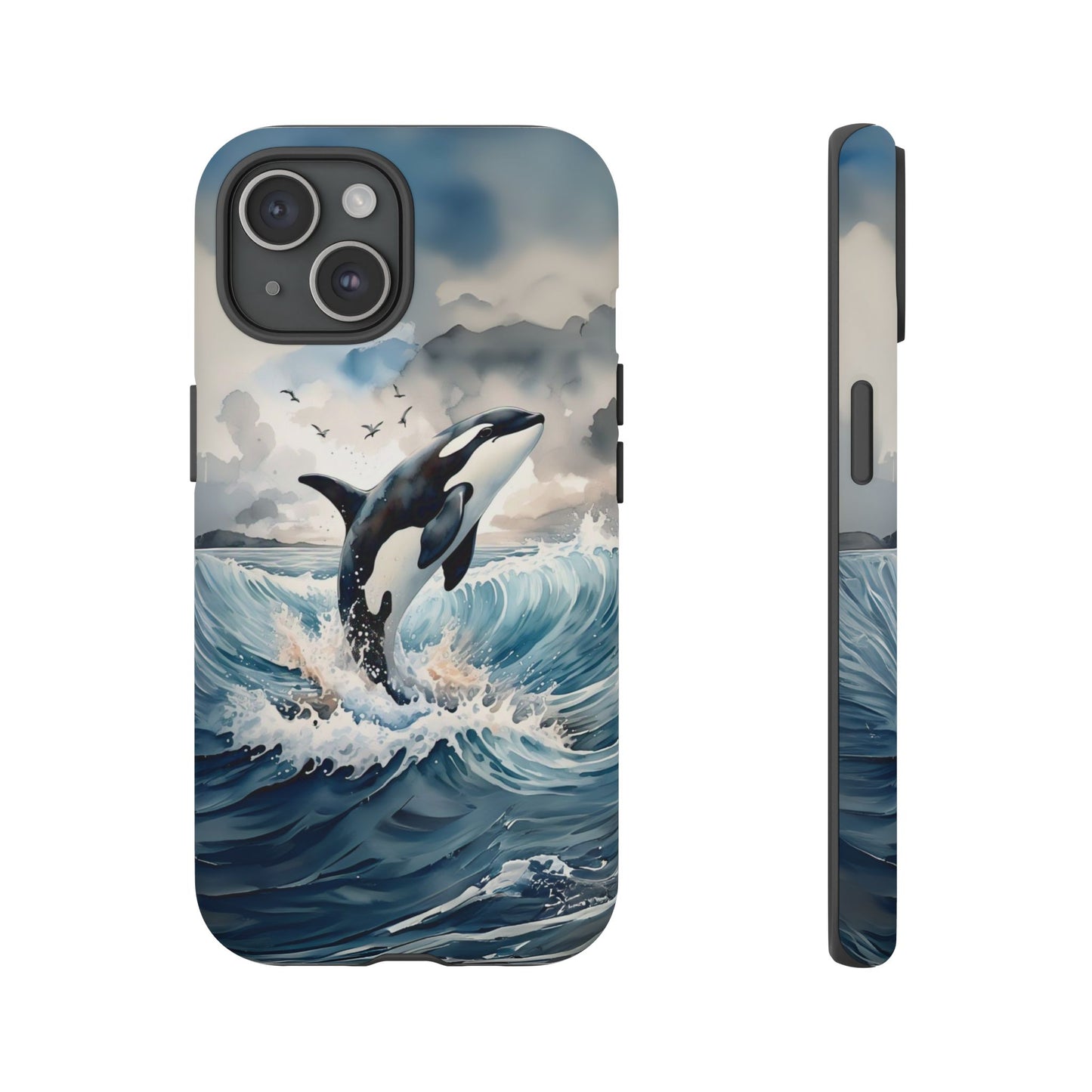 Whale Splash Phone Case - Tough & Stylish Ocean Design