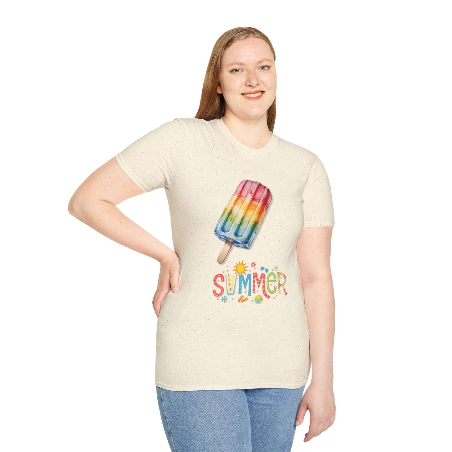 Summer Popsicle Soft style T-Shirt - Fun & Colorful Summer Vibes