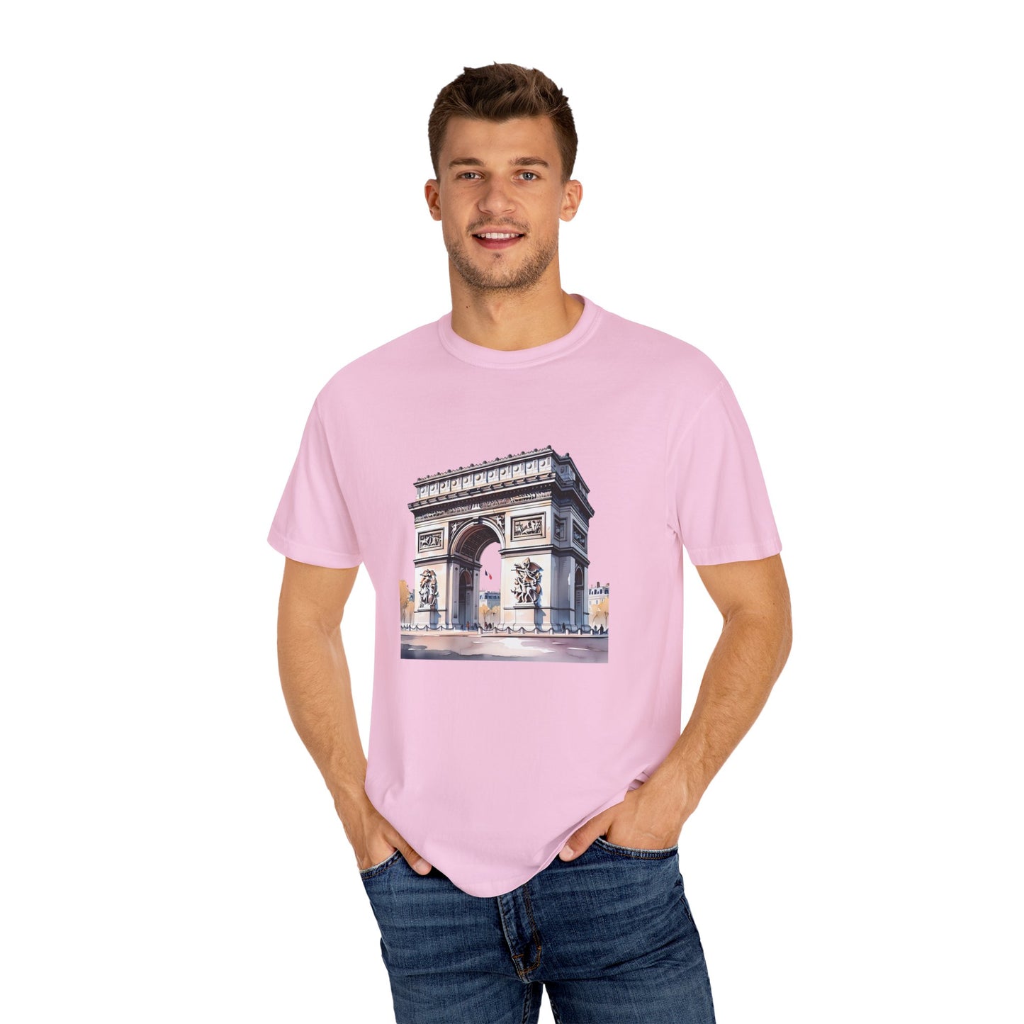 Arc de Triomphe Graphic Unisex T-Shirt - Stylish and Comfortable Casual Wear
