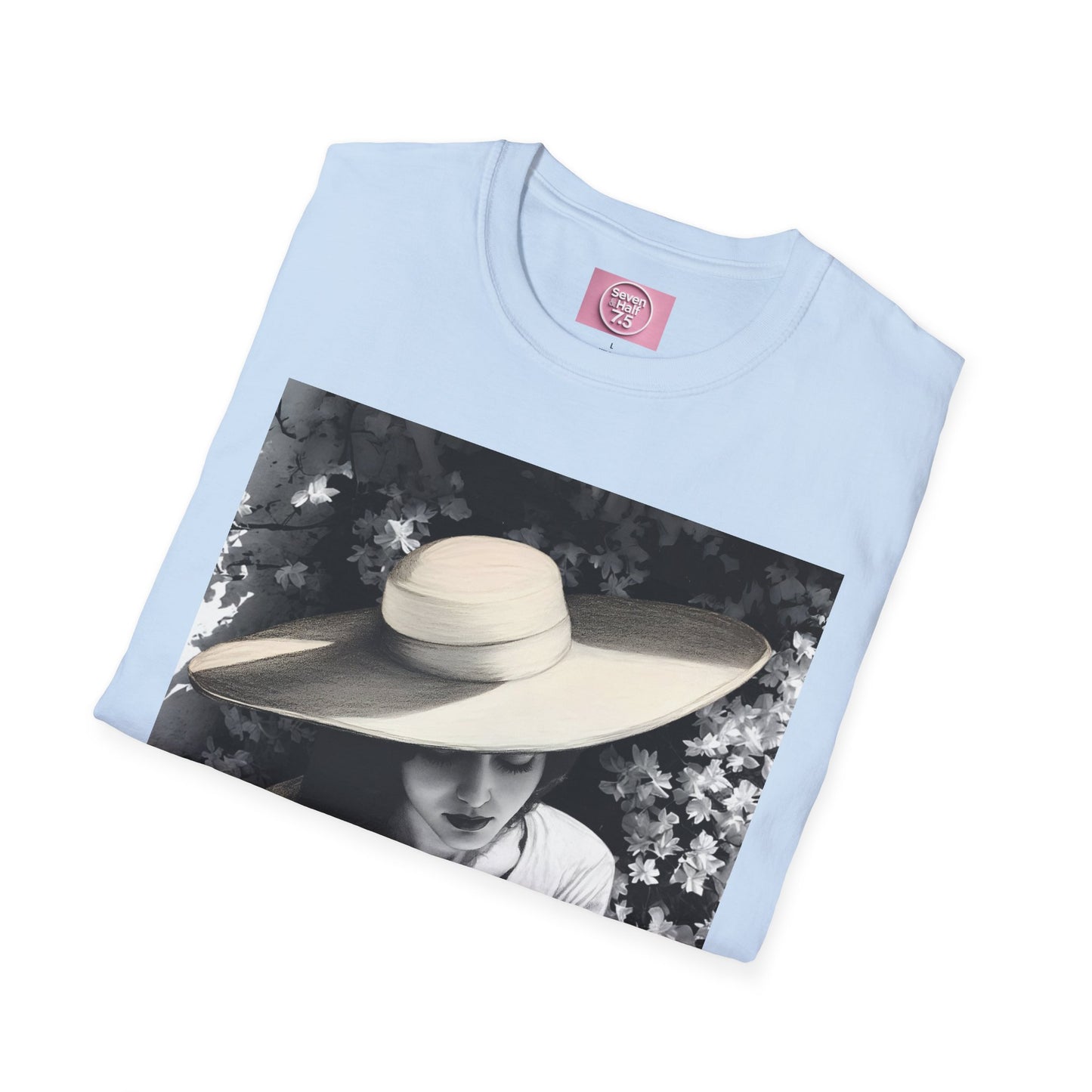 Elegant Charcoal art Softstyle T-Shirt - Perfect for Spring and Summer