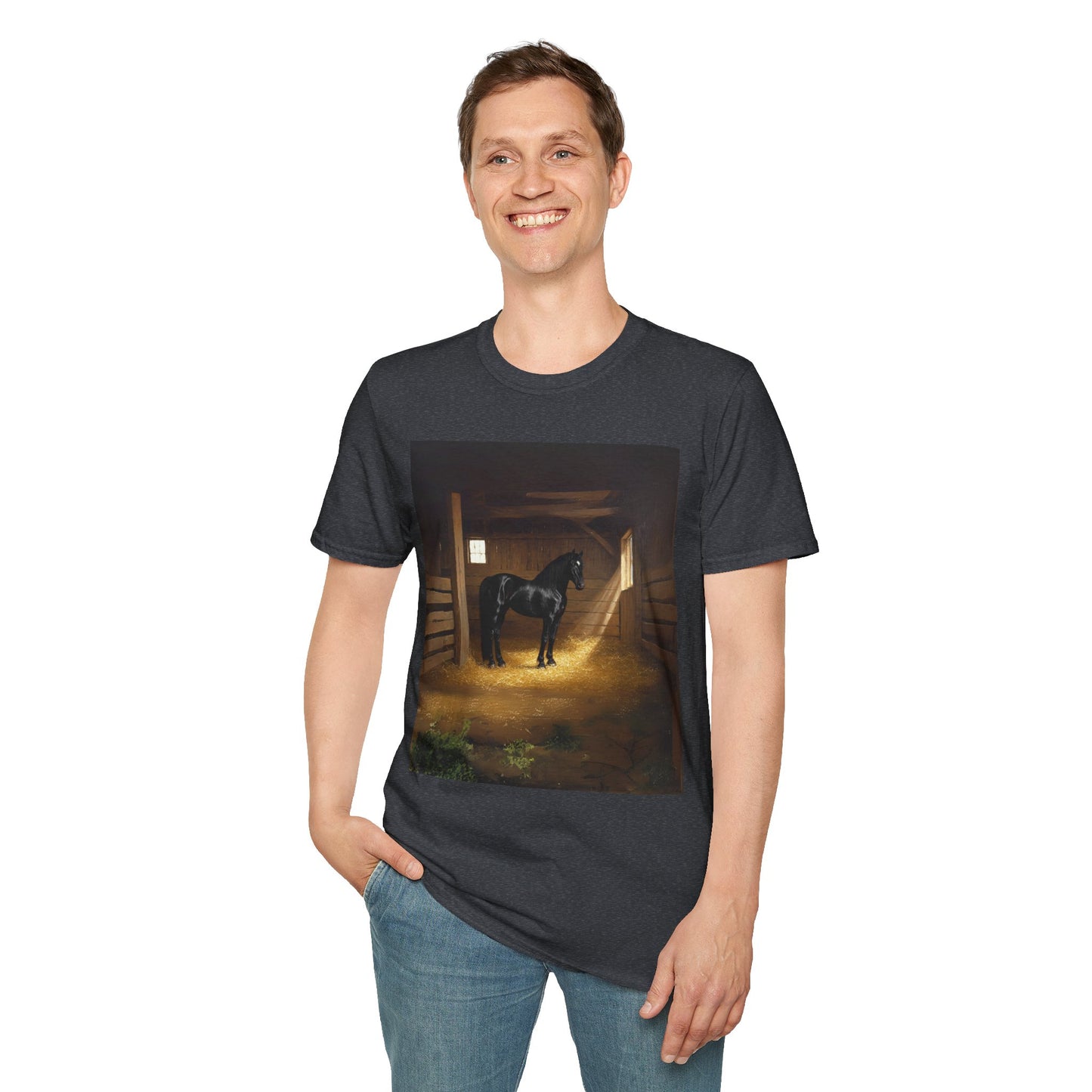 Equestrian Dreams Unisex Softstyle T-Shirt - Perfect for Horse Lovers