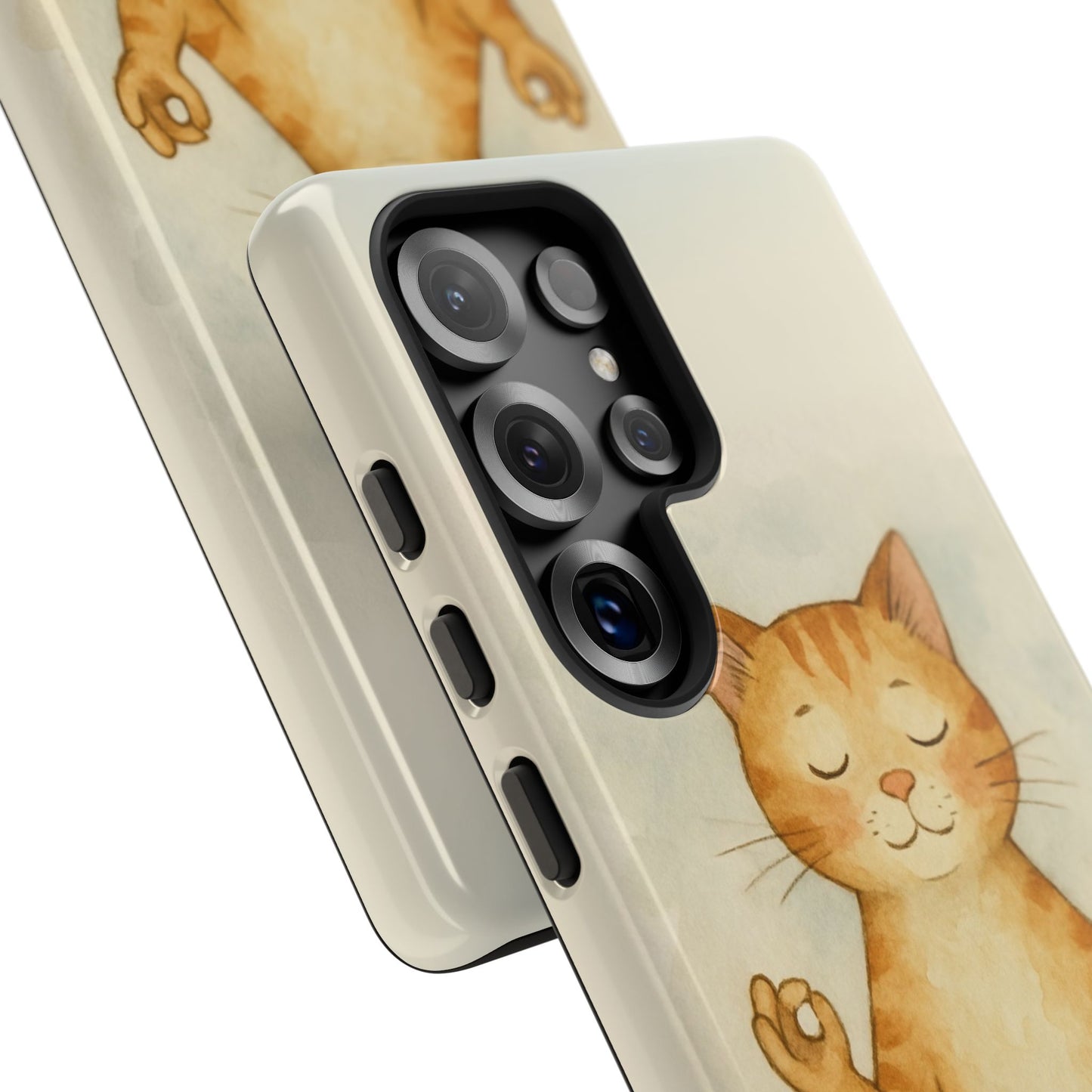 Zen Cat Phone Case - Tough & Stylish - Perfect for Cat Lovers
