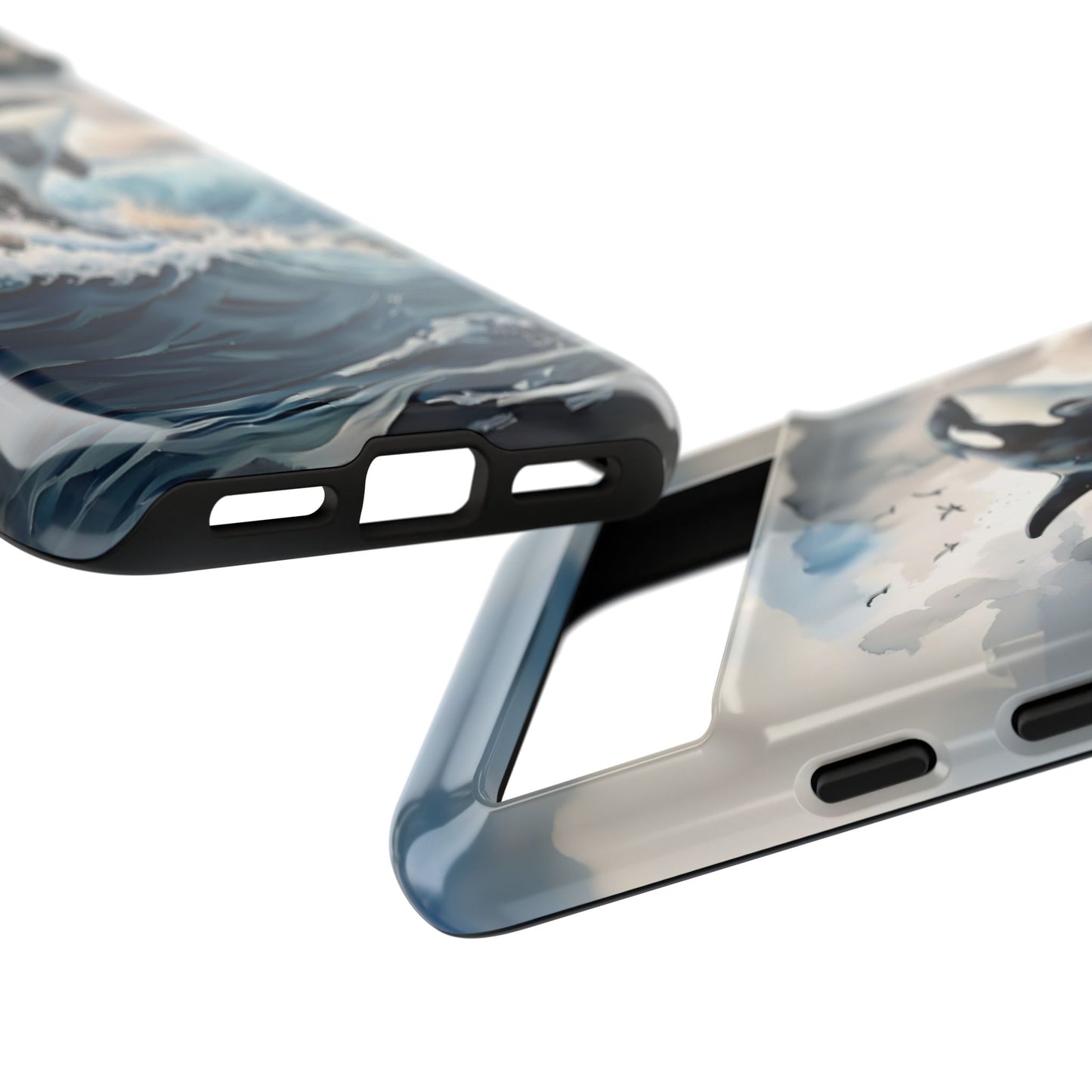 Whale Splash Phone Case - Tough & Stylish Ocean Design