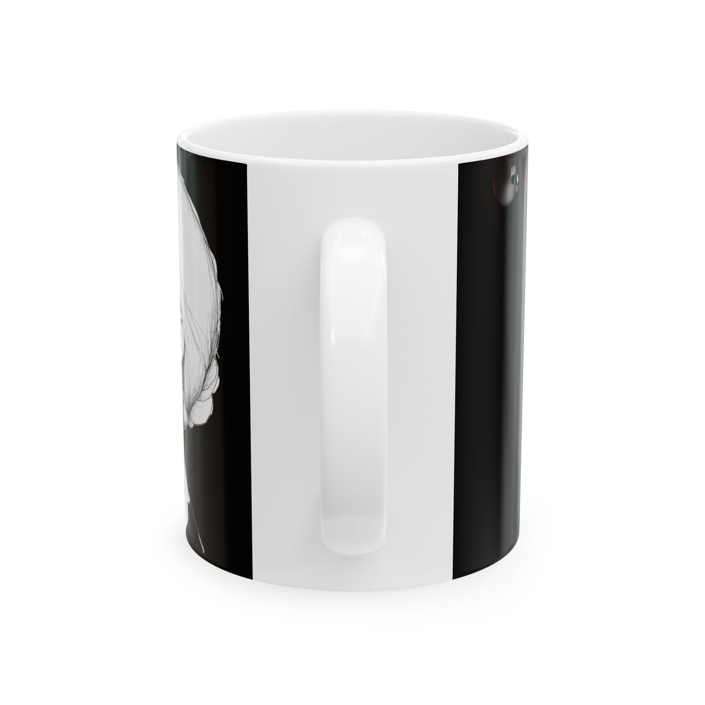 Artistic Bubble Gum Ceramic Mug - Unique Coffee Cup for Trendsetters