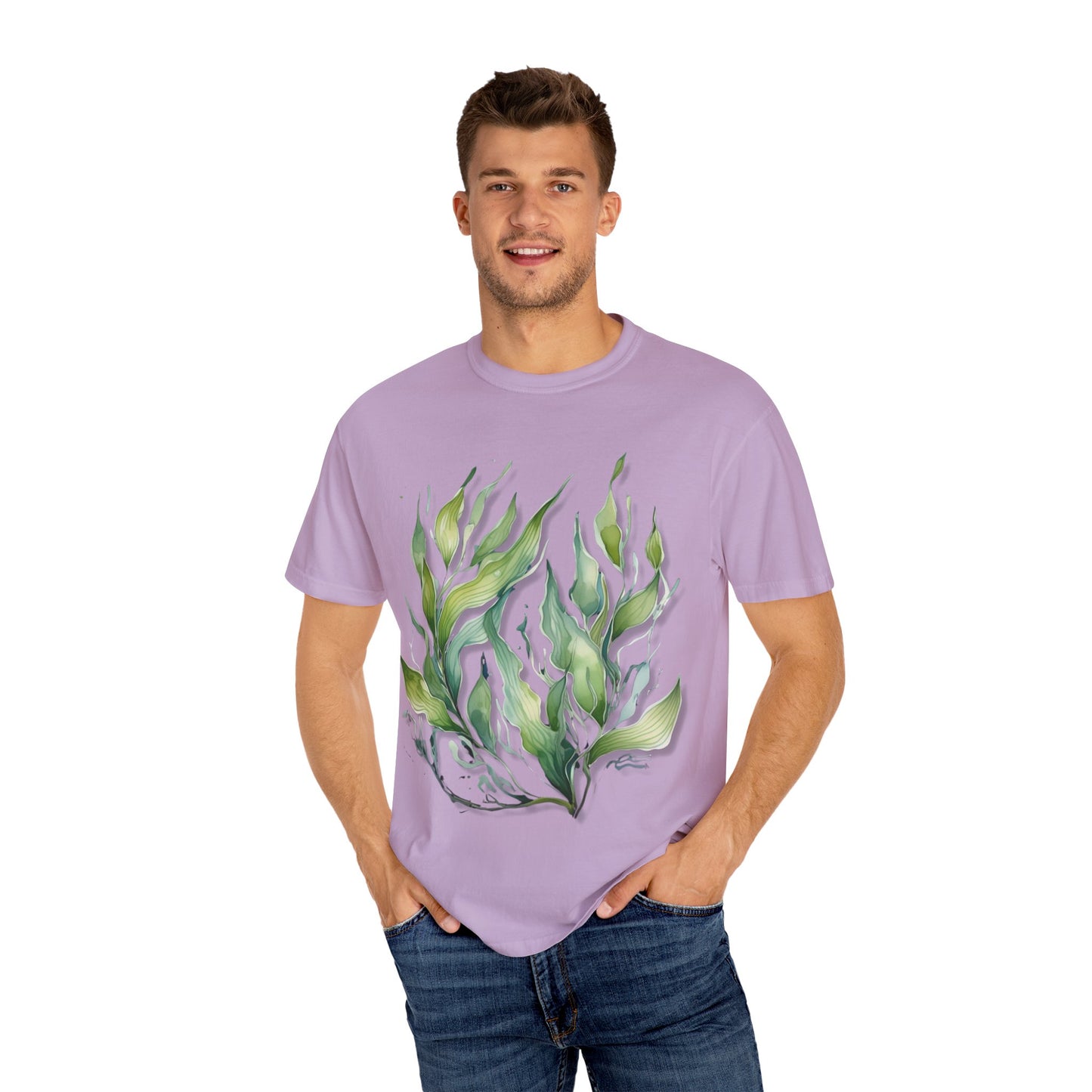 Eco-Friendly Seaweed Design T-Shirt for Nature Lovers