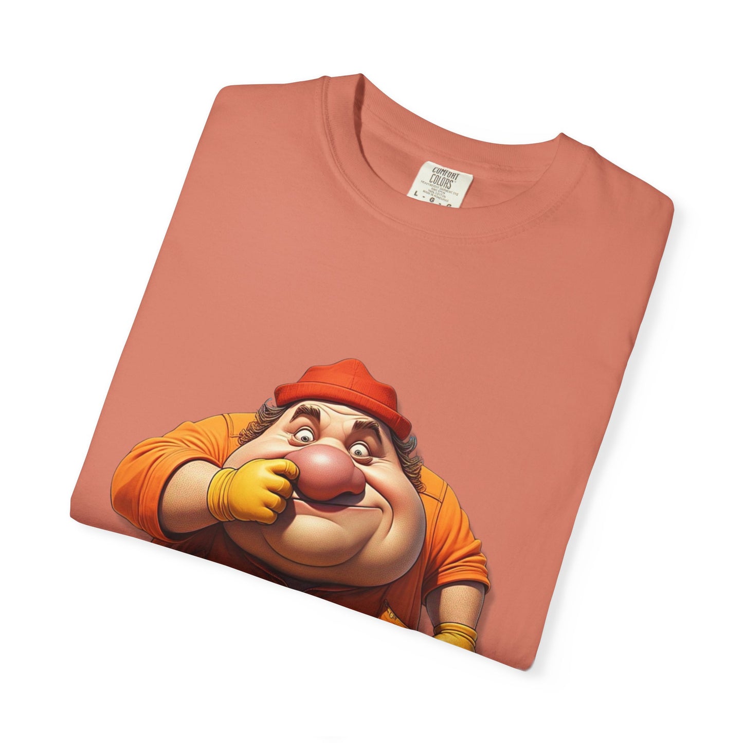 Fun Cartoon Character Unisex Garment-Dyed T-Shirt