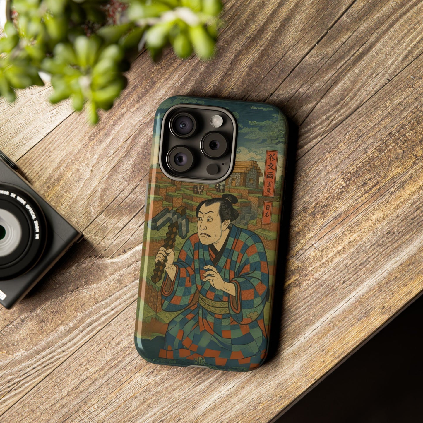 Tough Cases - Japanese Art Phone Case with Warrior Design