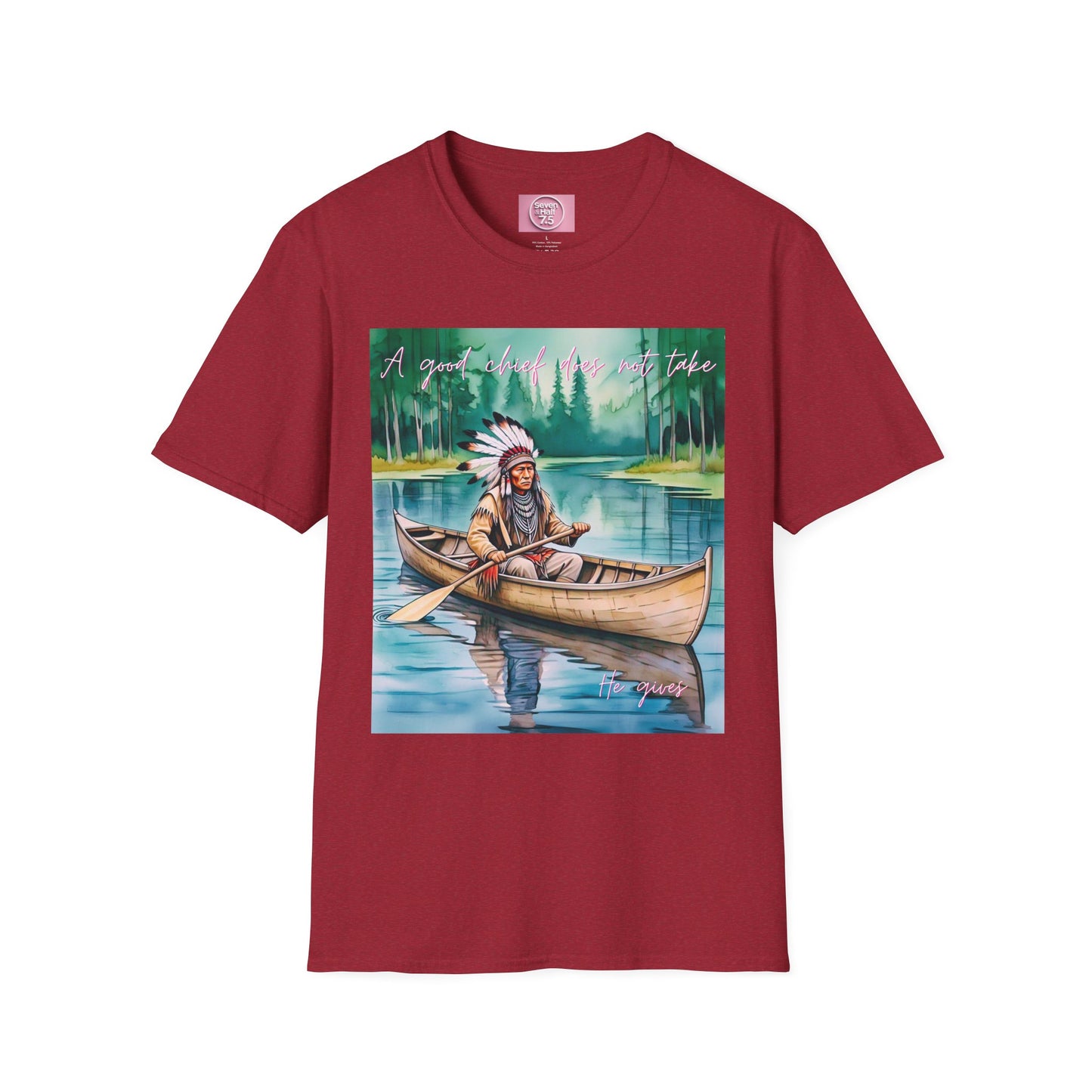 Adventure-Inspired Unisex Softstyle T-Shirt - Canoe Design