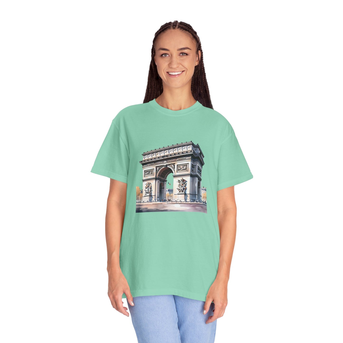 Arc de Triomphe Graphic Unisex T-Shirt - Stylish and Comfortable Casual Wear