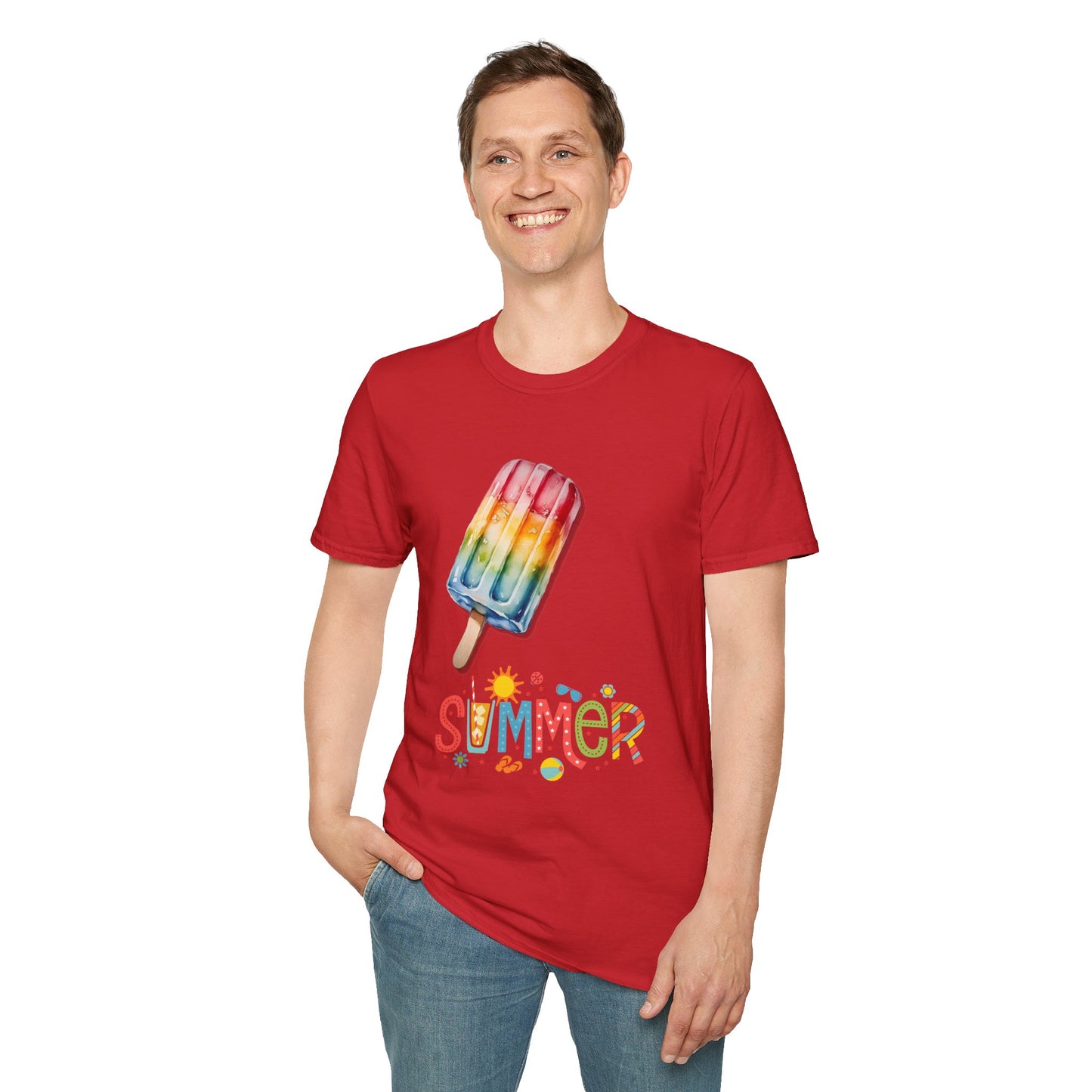 Summer Popsicle Soft style T-Shirt - Fun & Colorful Summer Vibes