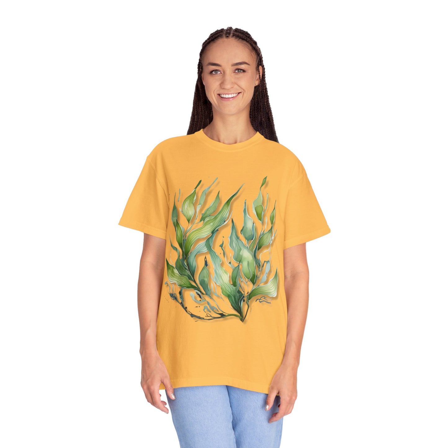 Eco-Friendly Seaweed Design T-Shirt for Nature Lovers