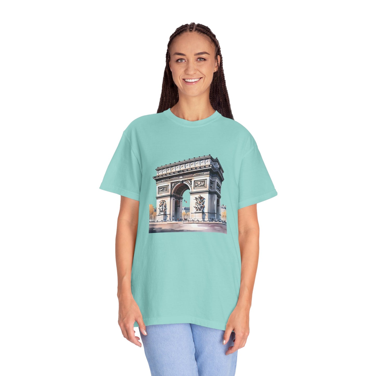 Arc de Triomphe Graphic Unisex T-Shirt - Stylish and Comfortable Casual Wear