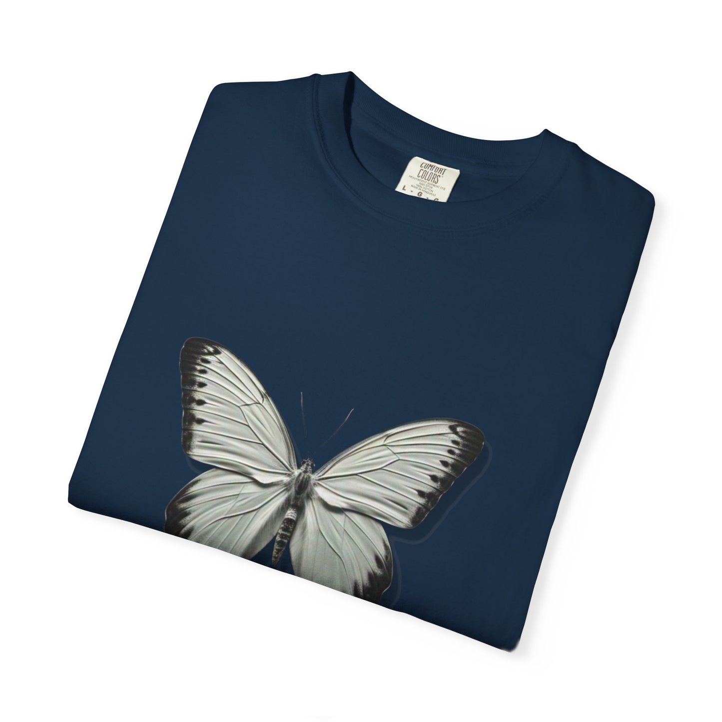 Butterfly Unisex Garment-Dyed T-Shirt – Nature-Inspired Casual Wear