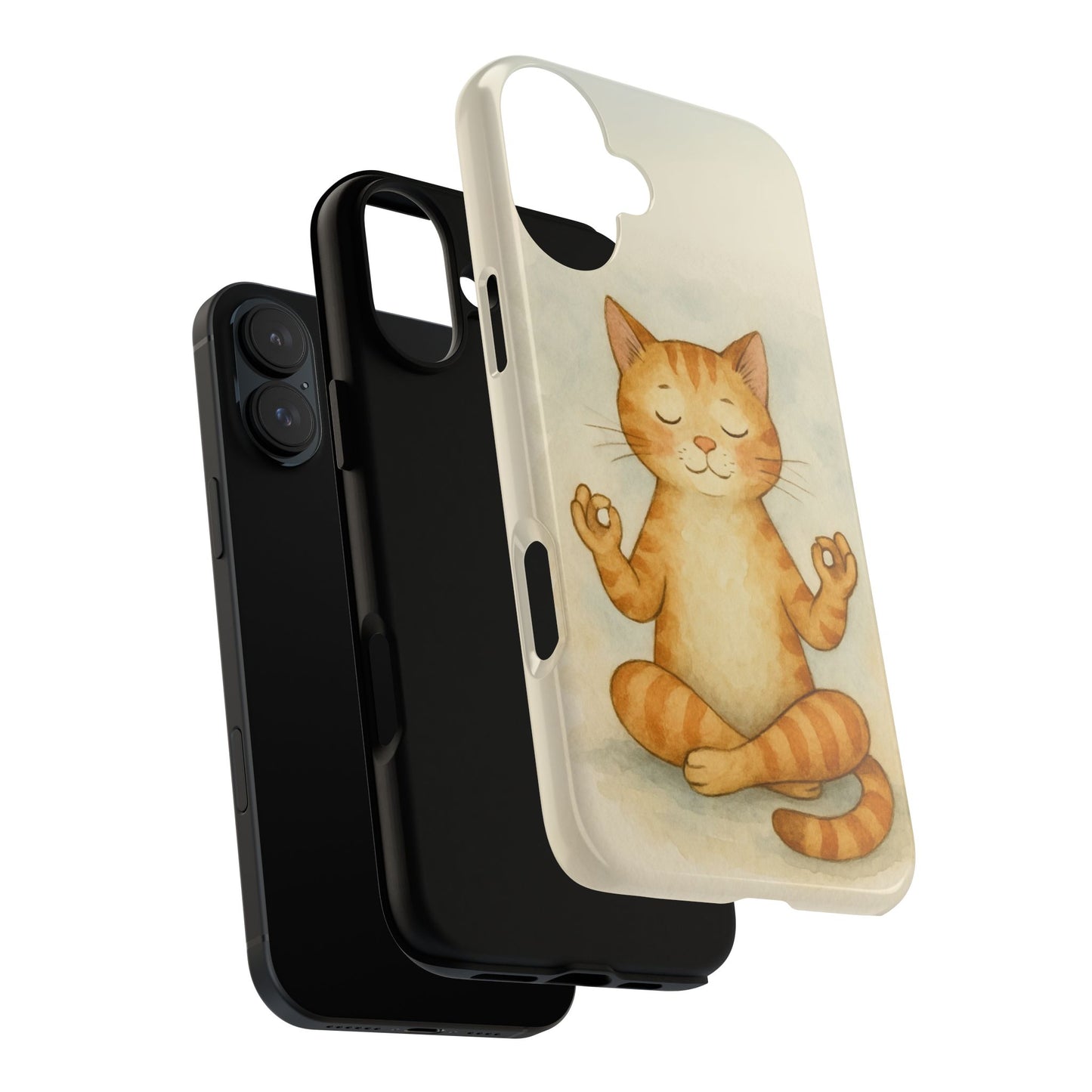 Zen Cat Phone Case - Tough & Stylish - Perfect for Cat Lovers