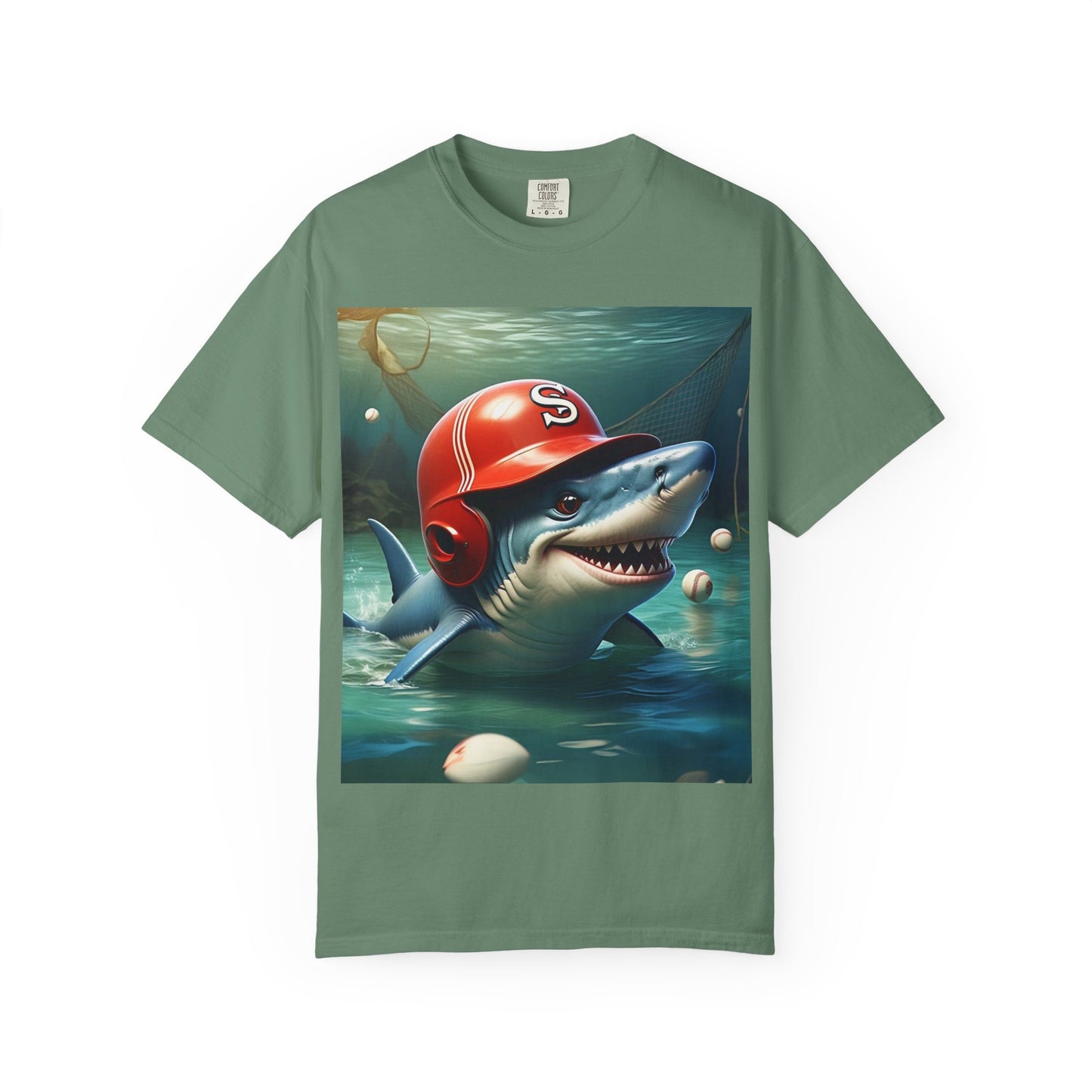 Funny Shark Baseball Unisex T-Shirt