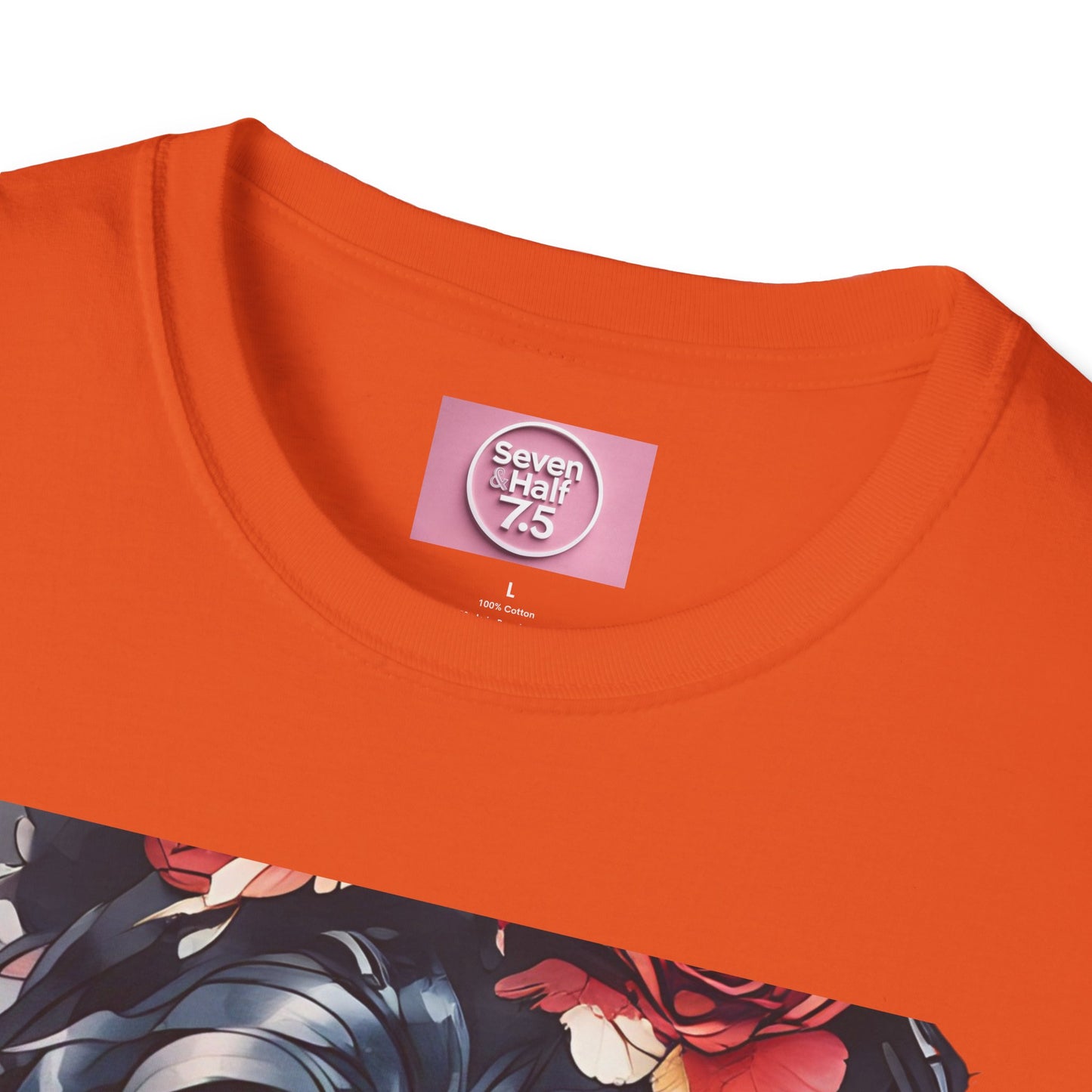 Stylish Unisex Softstyle T-Shirt - Charming Kimono Girl Design
