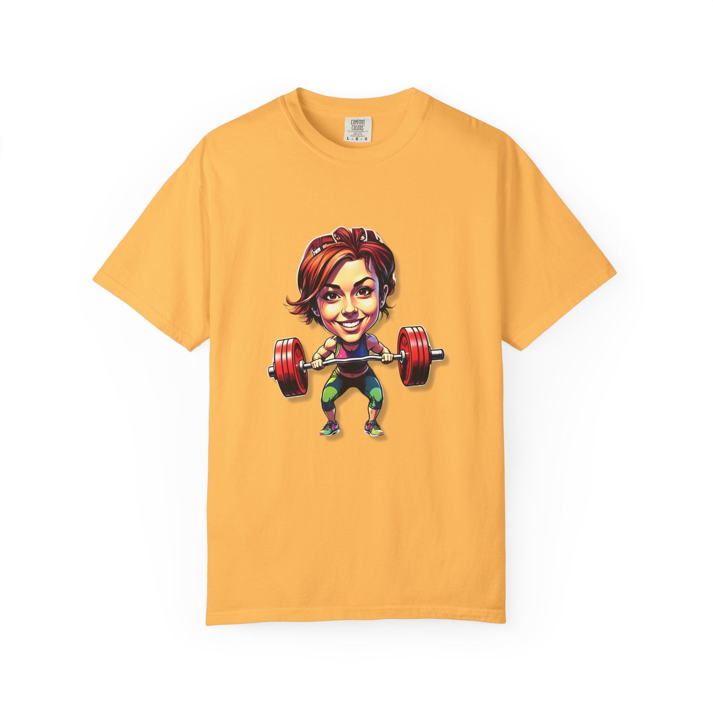 Funny Weightlifting T-Shirt for Fitness Lovers - Unisex Garment-Dyed Tee