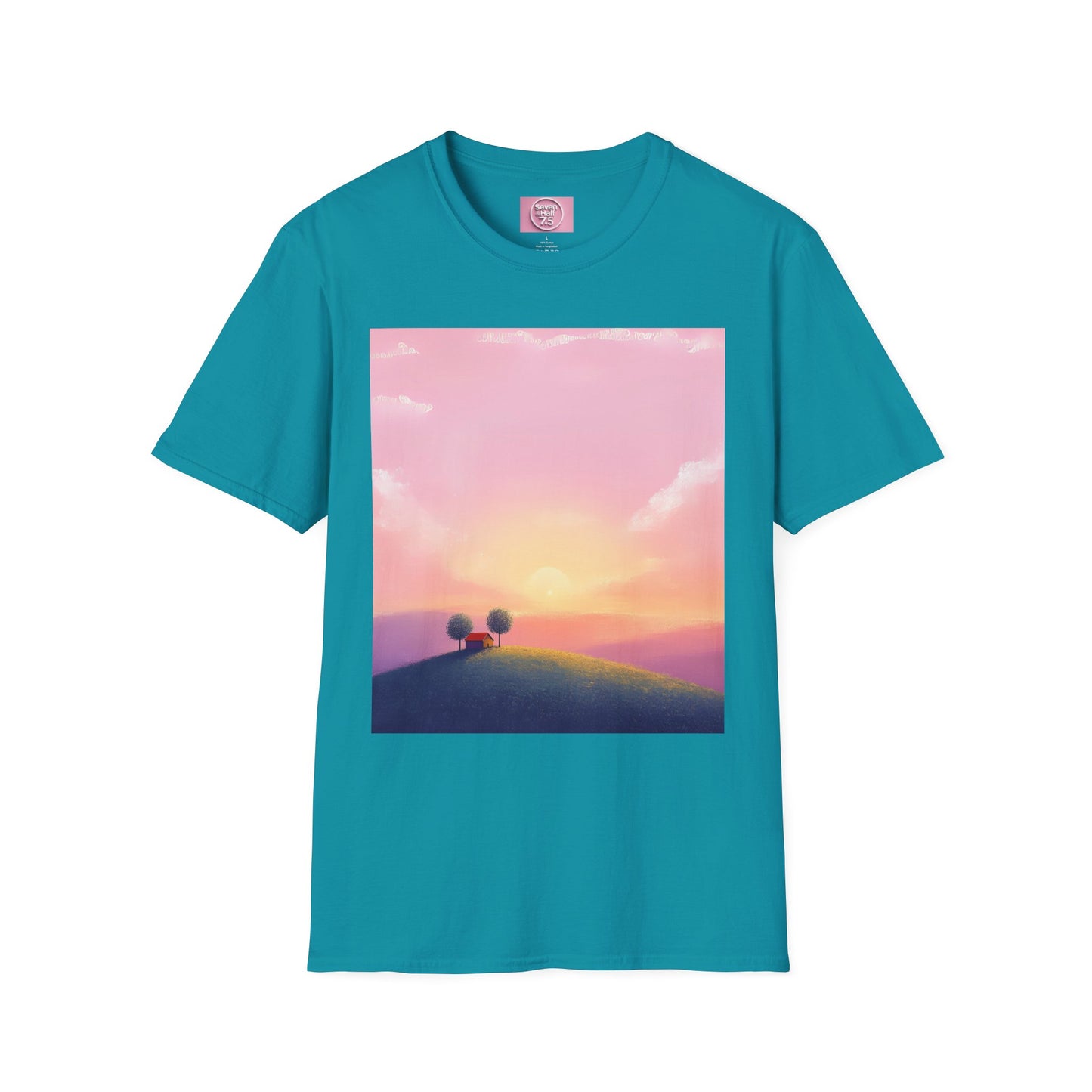 Serene Sunset Unisex Softstyle T-Shirt - Perfect for Nature Lovers