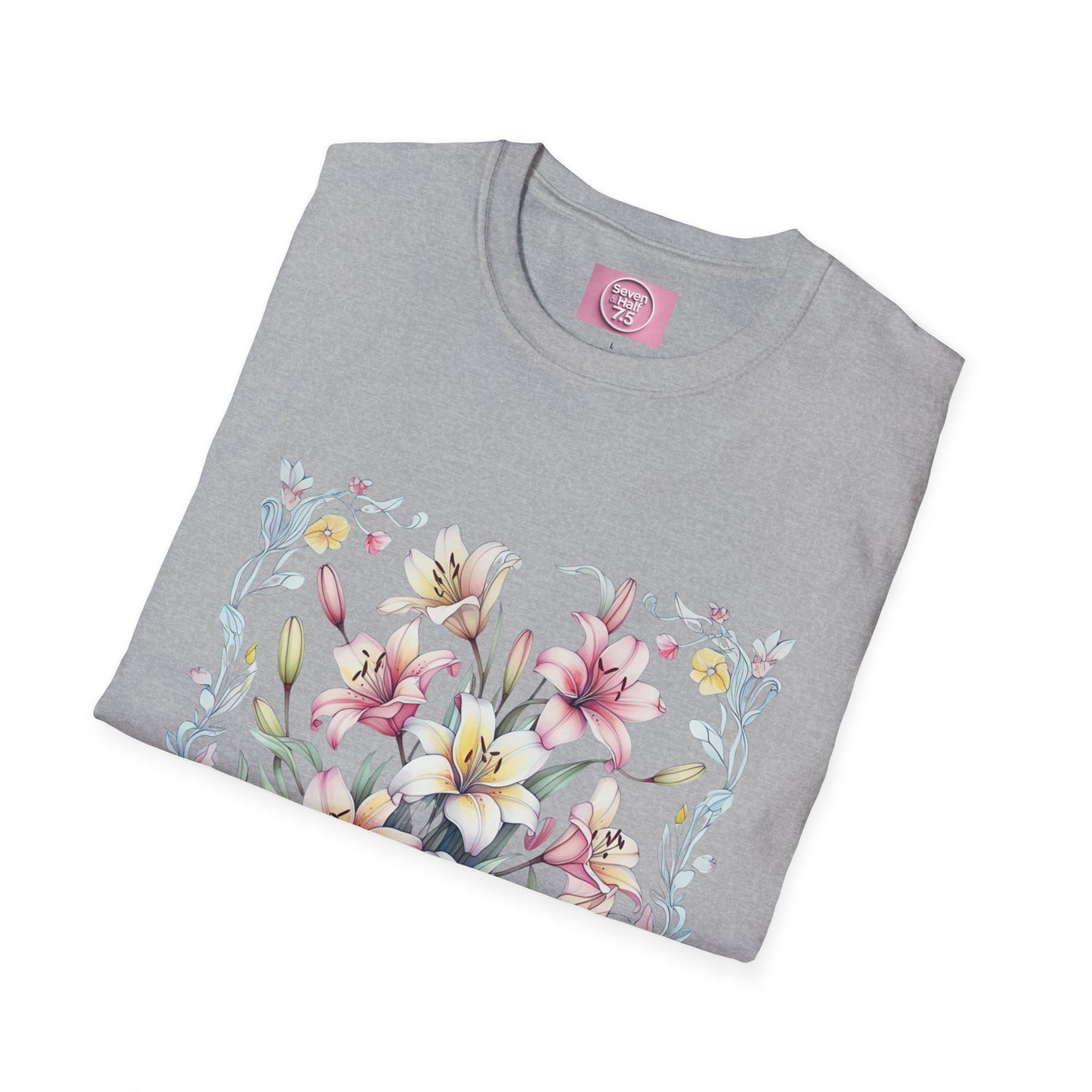 Floral Blossom Unisex T-Shirt - Softstyle Cotton Tee for Nature Lovers
