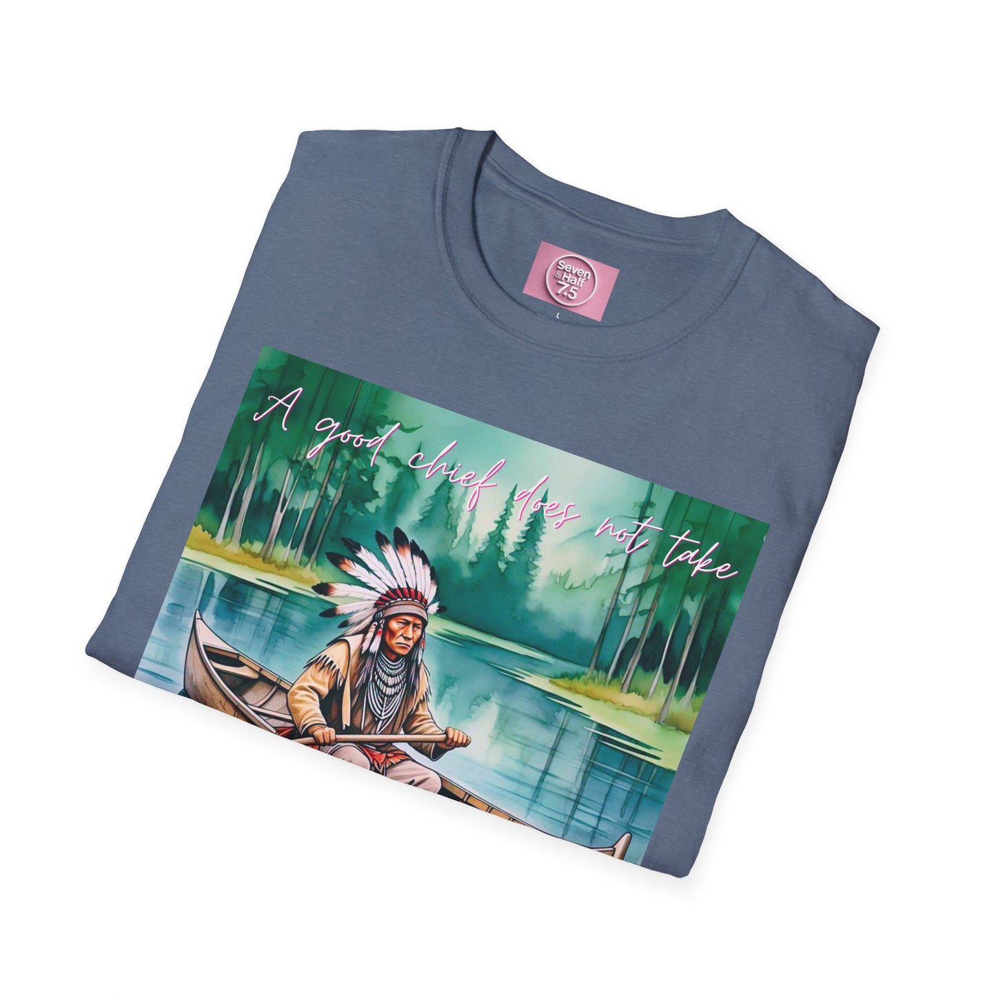 Adventure-Inspired Unisex Softstyle T-Shirt - Canoe Design