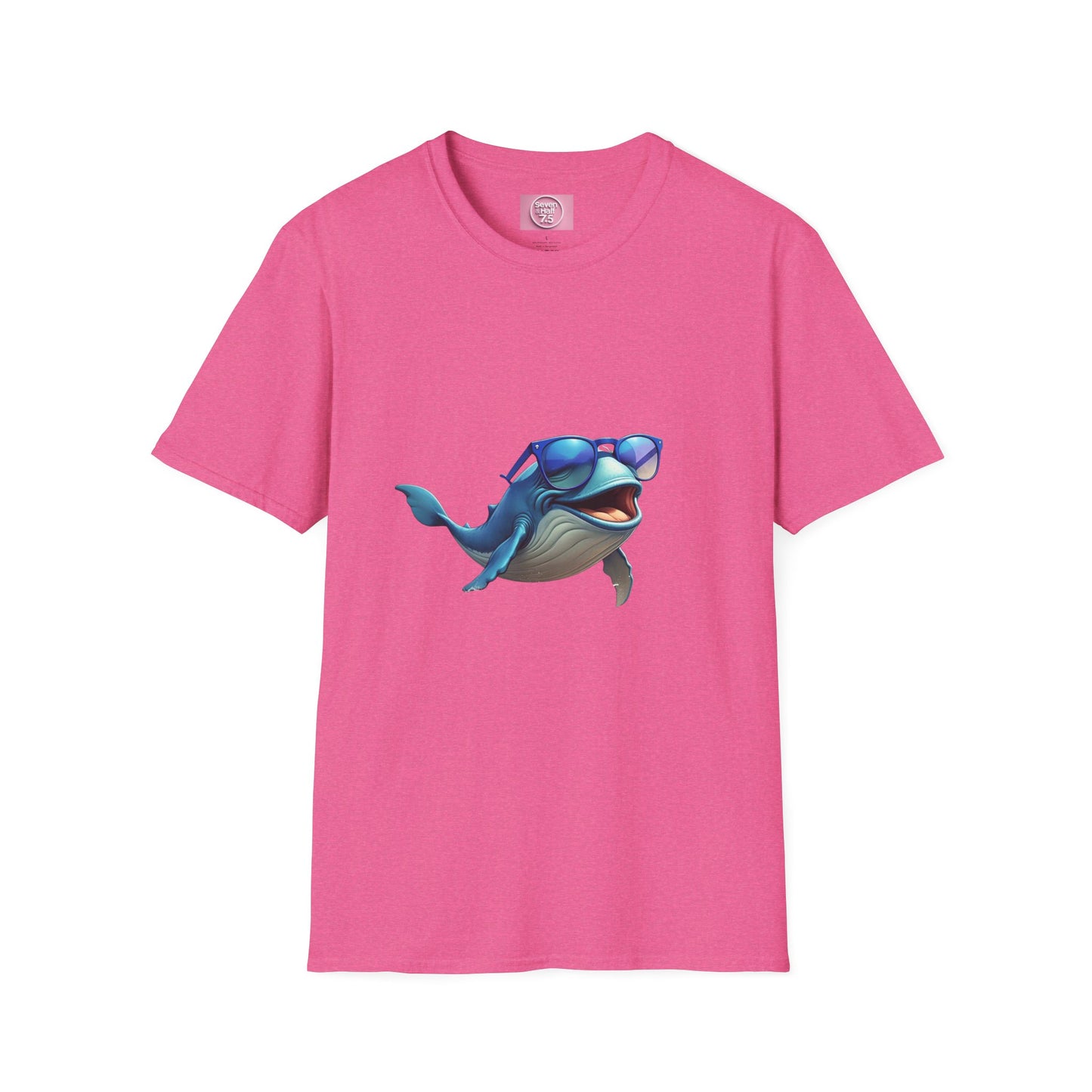 Cool Sunglasses Whale Unisex Softstyle T-Shirt