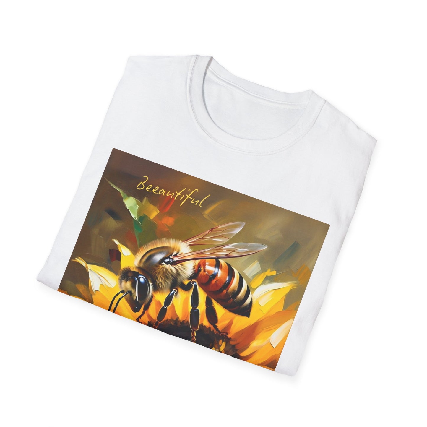 Bee-autiful Unisex Softstyle T-Shirt | Nature Lover's Gift | Perfect for Spring & Summer