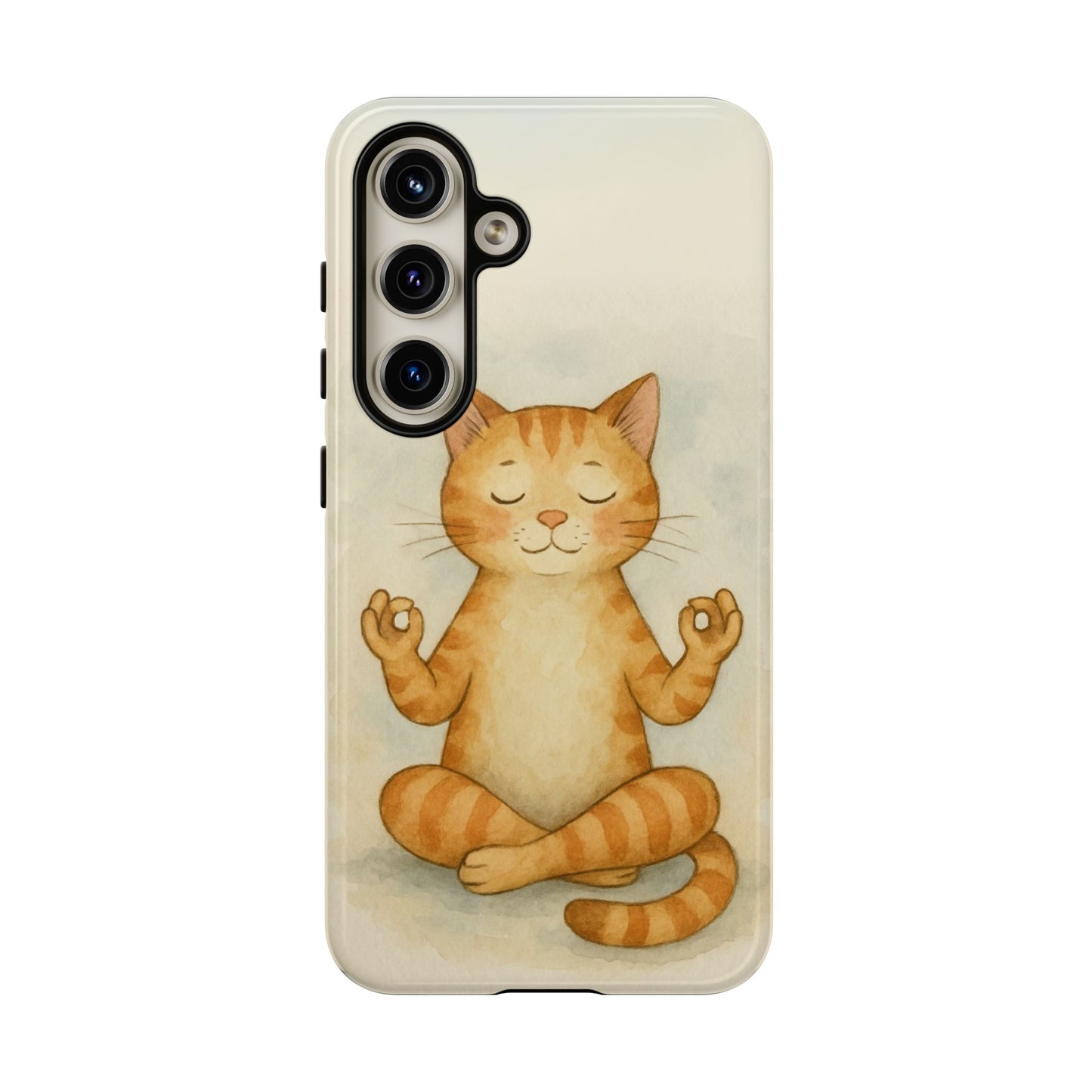 Zen Cat Phone Case - Tough & Stylish - Perfect for Cat Lovers
