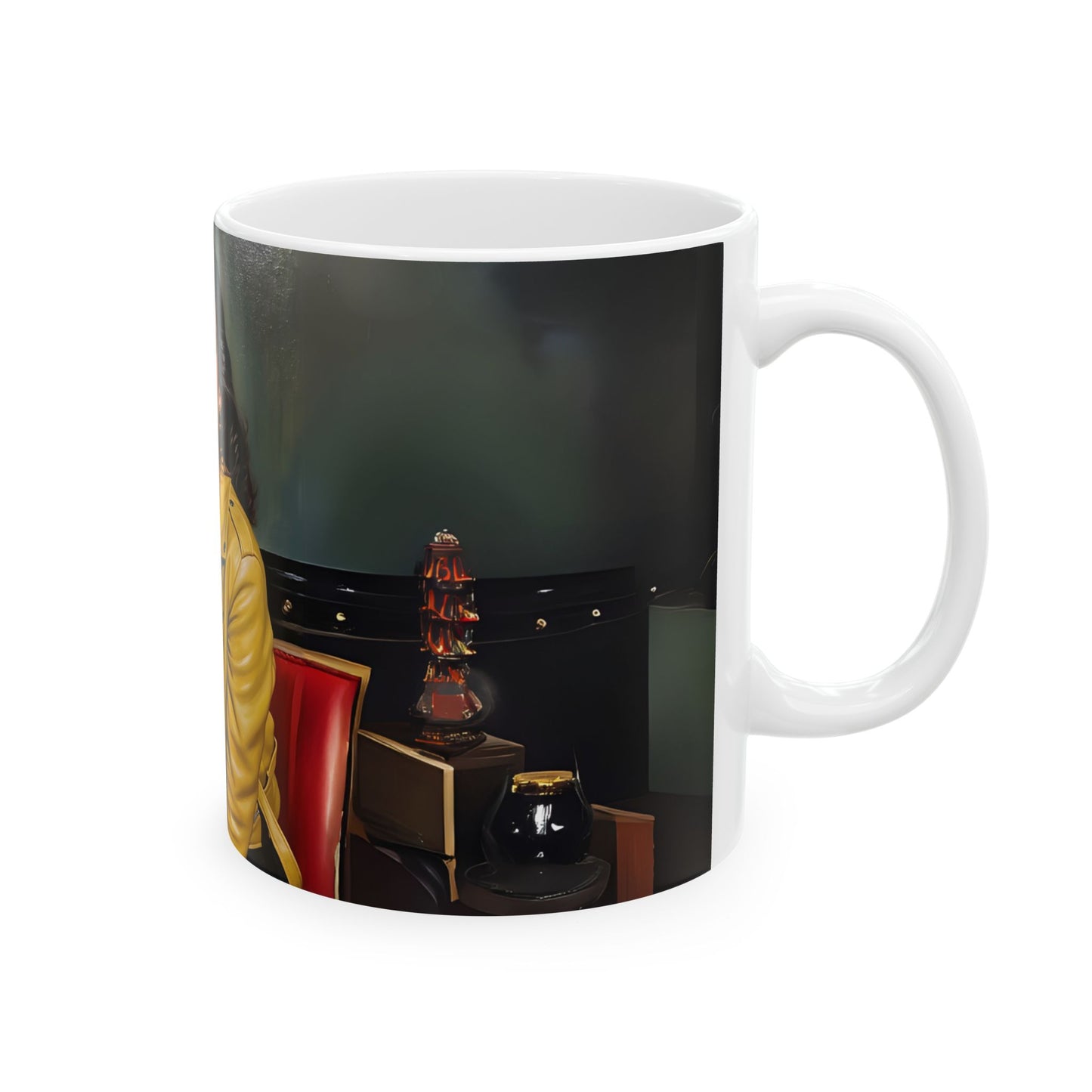 Ceramic Mug with Retro Model Design | Perfect for Coffee Lovers & Gifts