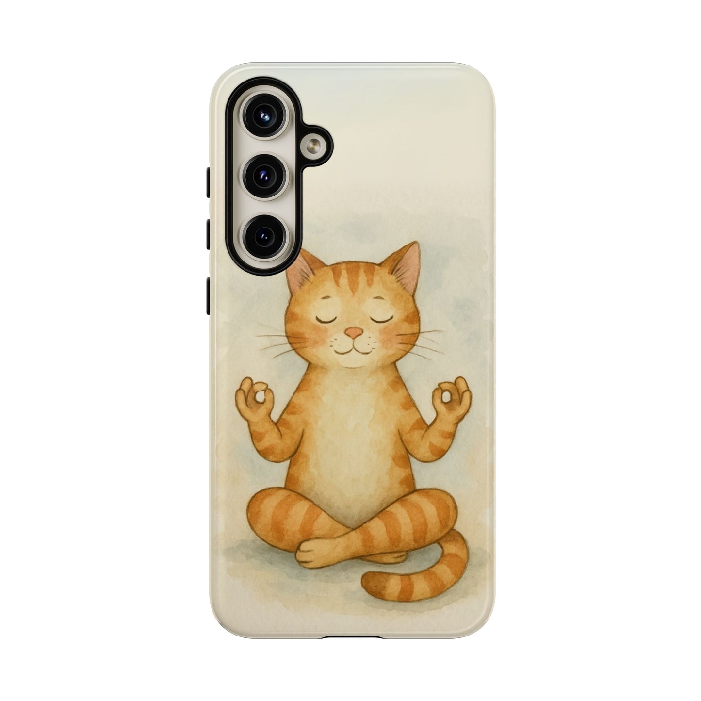 Zen Cat Phone Case - Tough & Stylish - Perfect for Cat Lovers